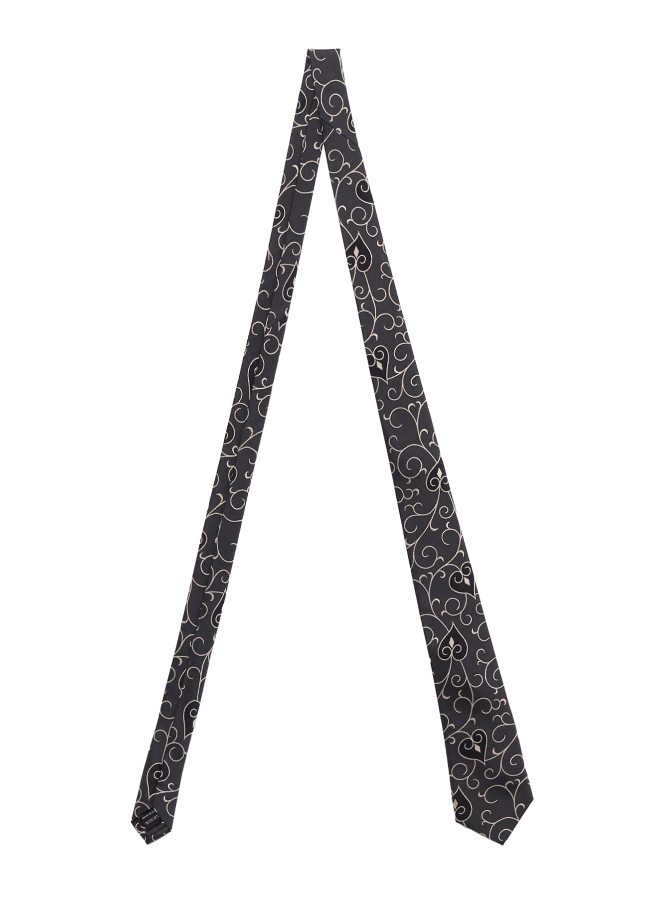 HEART SCROLL JQ DERBY TIE B