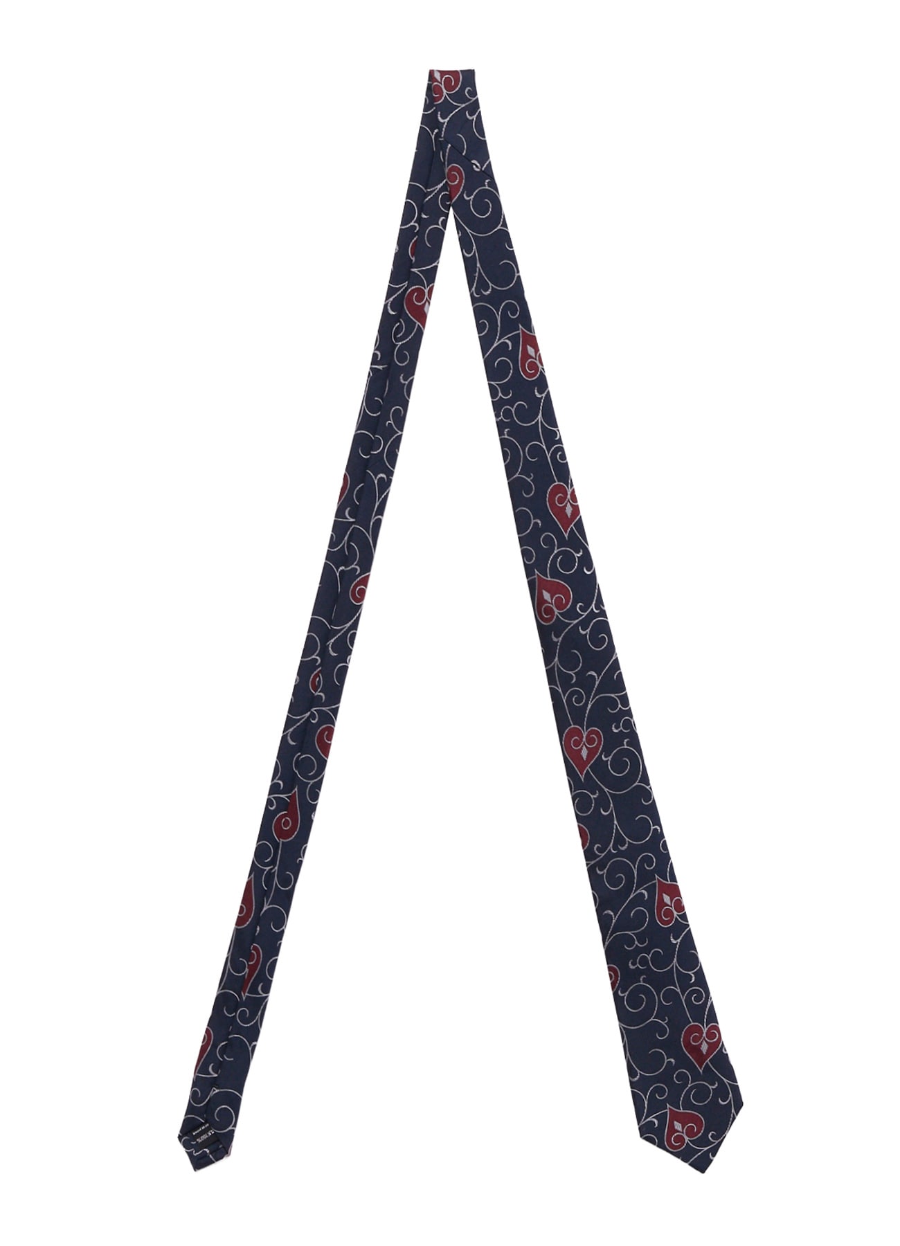 HEART SCROLL JQ DERBY TIE B