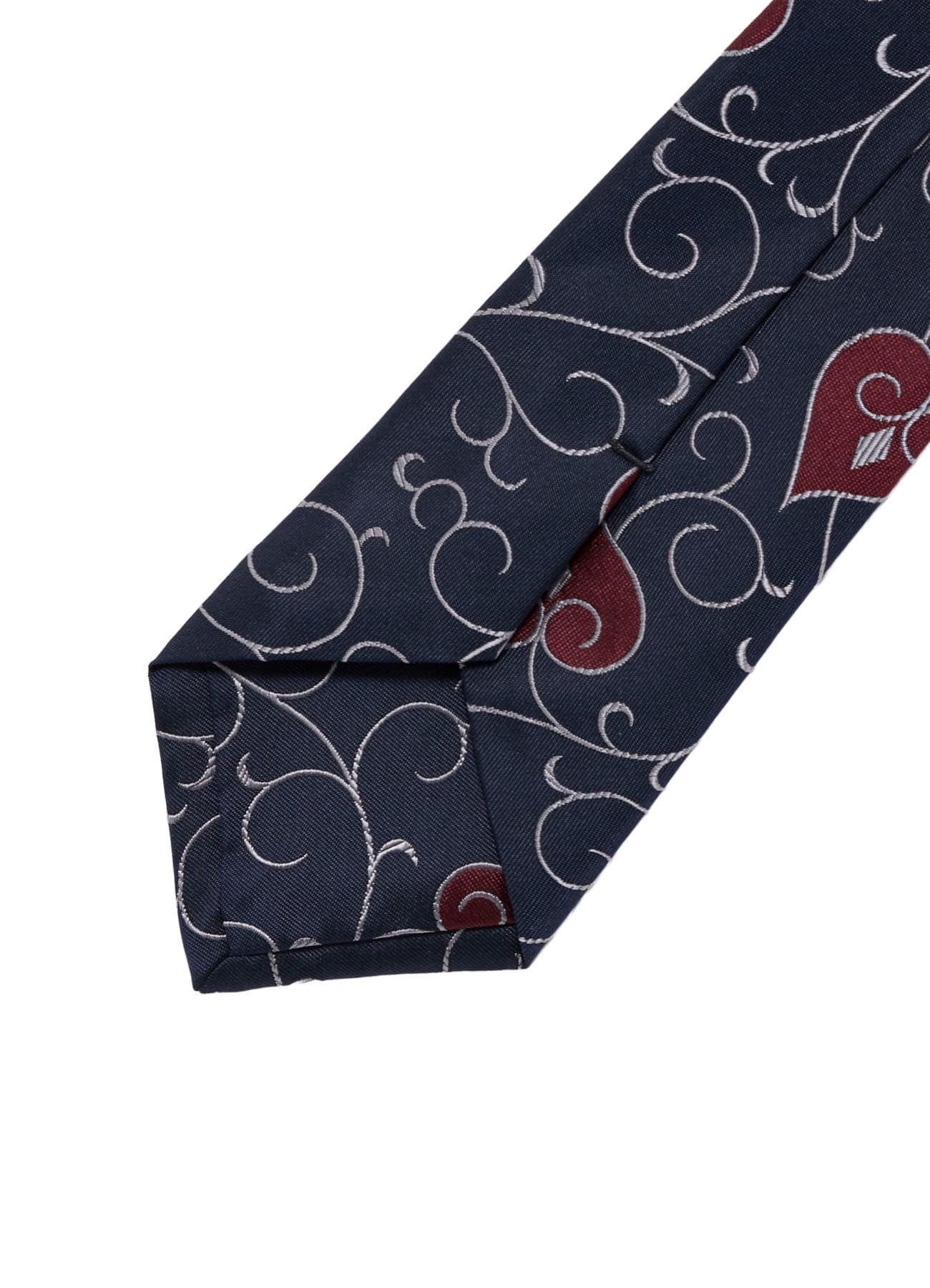 HEART SCROLL JQ DERBY TIE B
