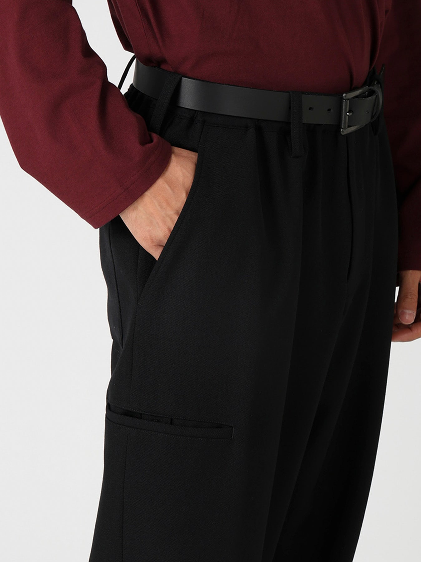RE ARMY GABARDINE RIB SINGLE WELT POCKET PANTS