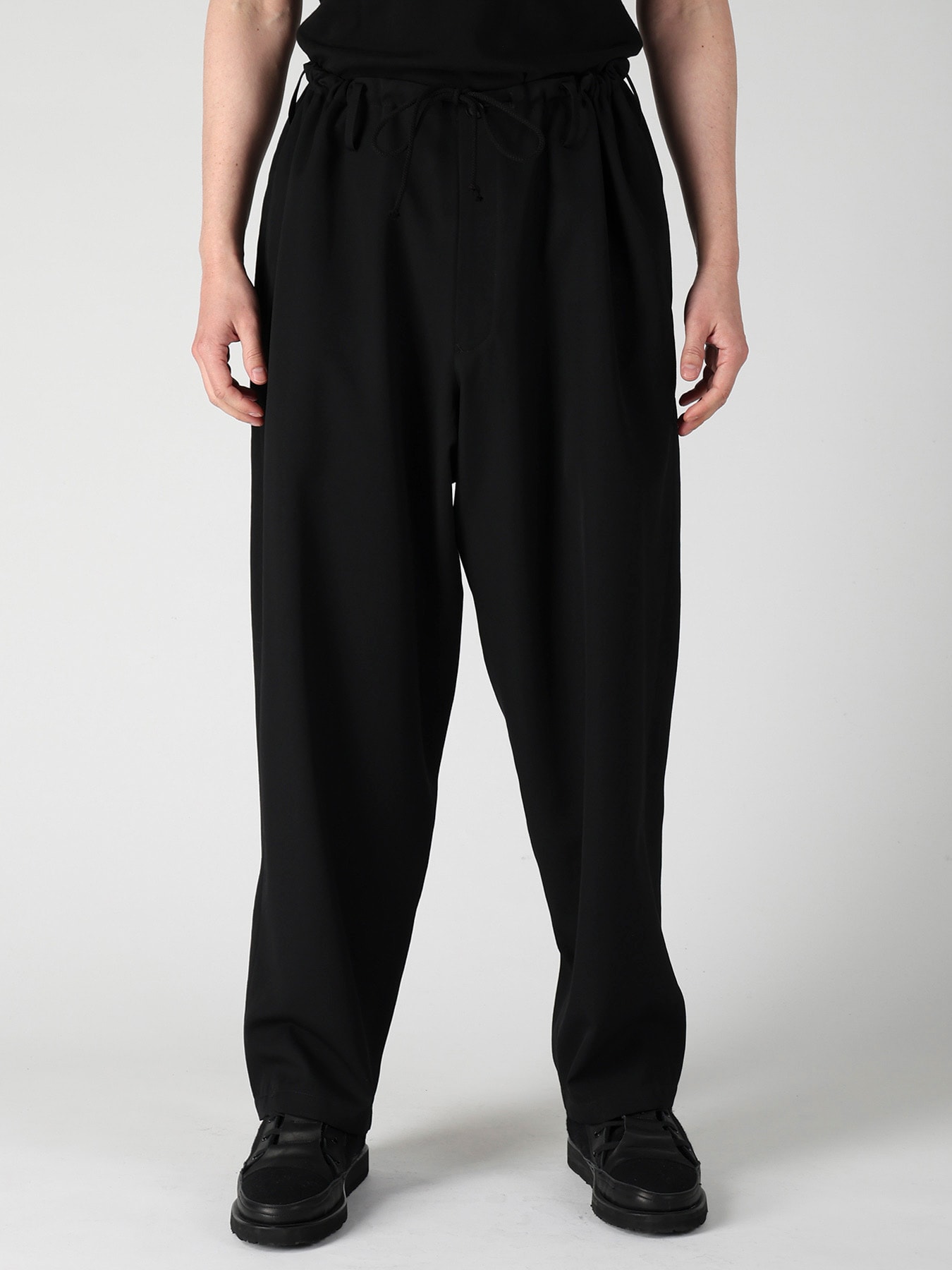 WOOL GABARDINE NEW STANDARD STRING PANTS