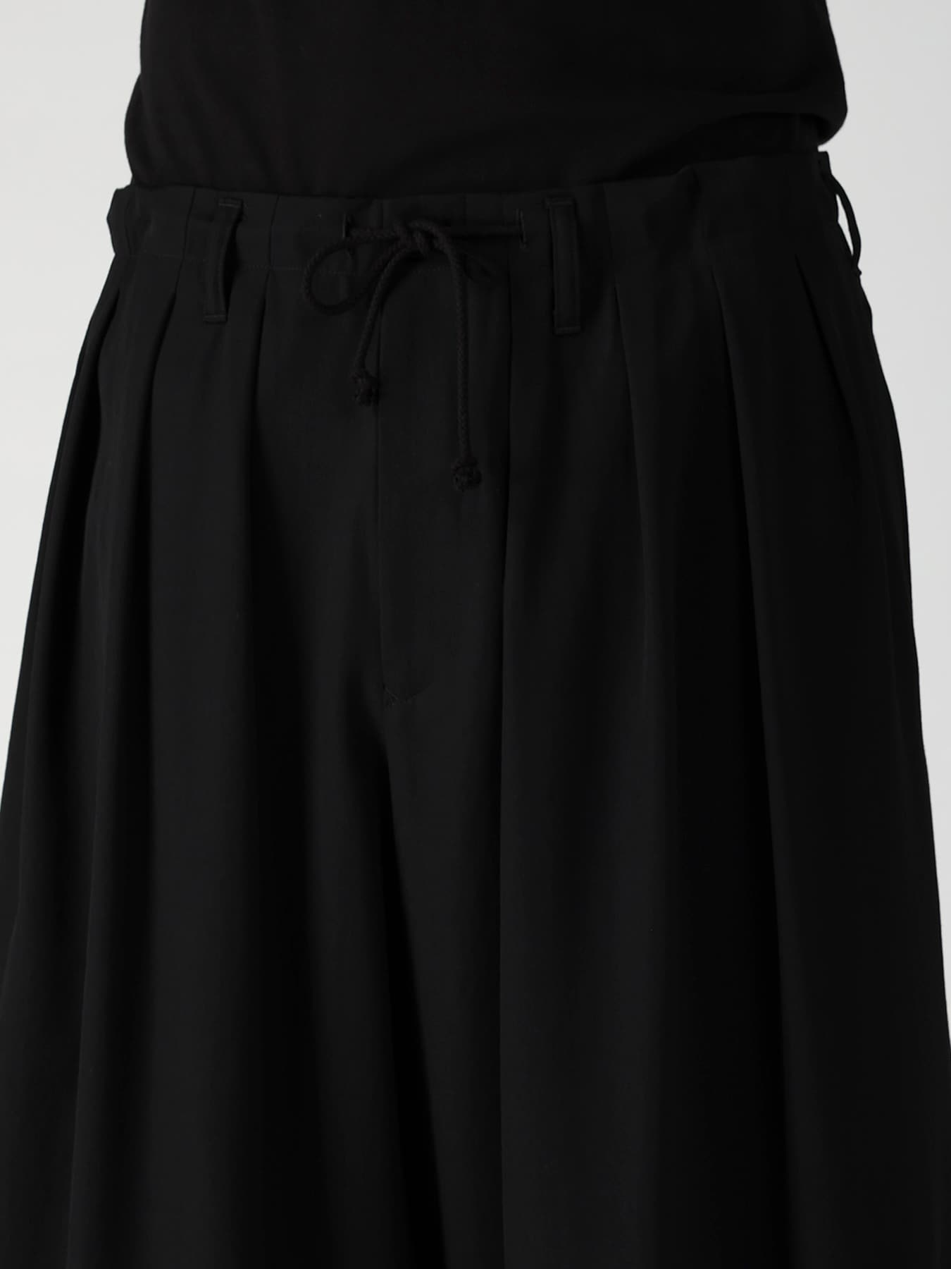 WOOL GABARDINE STANDAED BALLON PANTS