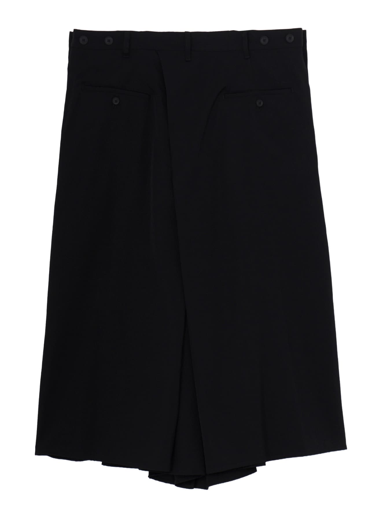 WOOL GABARDINE HAKAMA PANTS