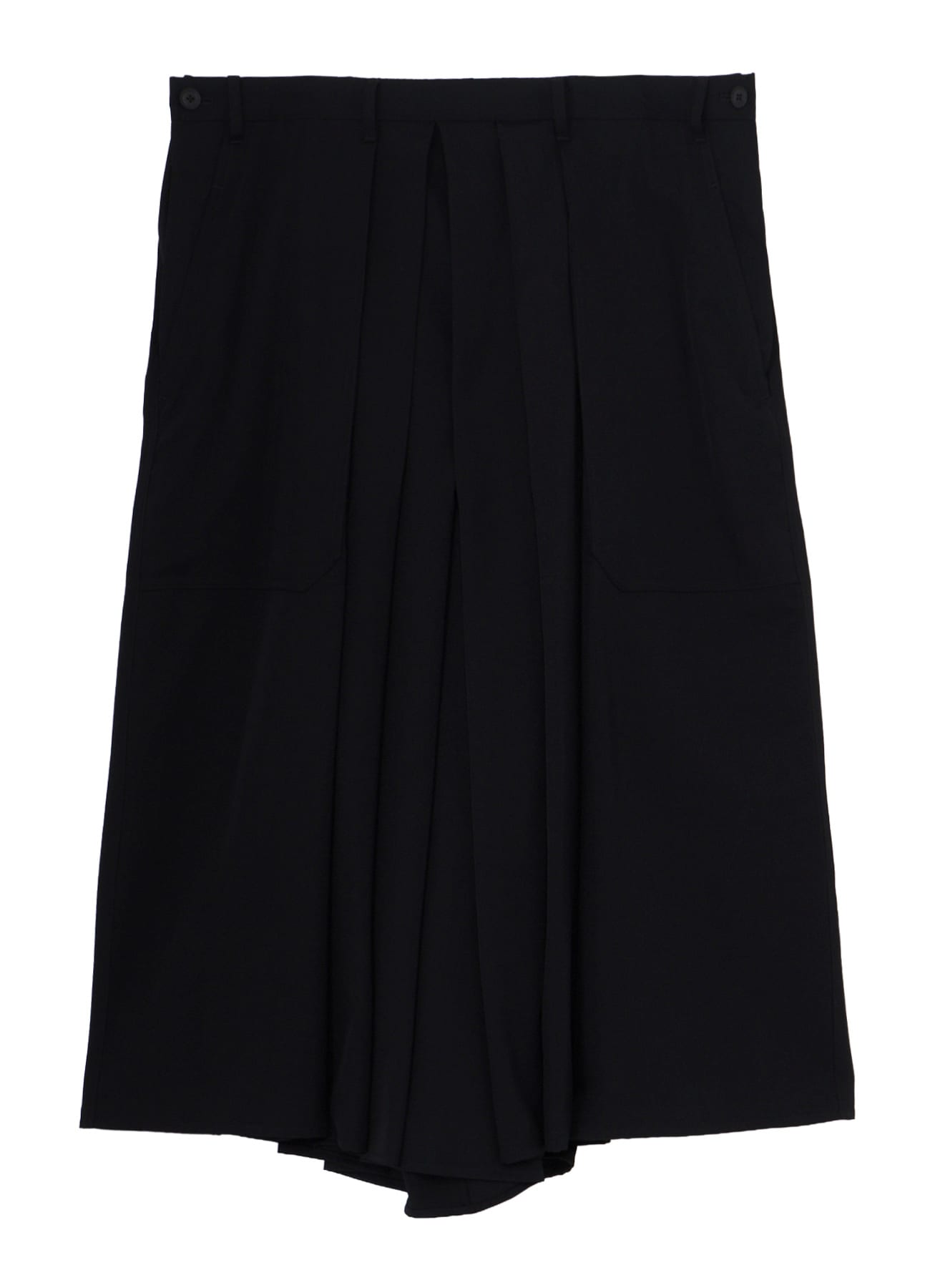 WOOL GABARDINE HAKAMA PANTS
