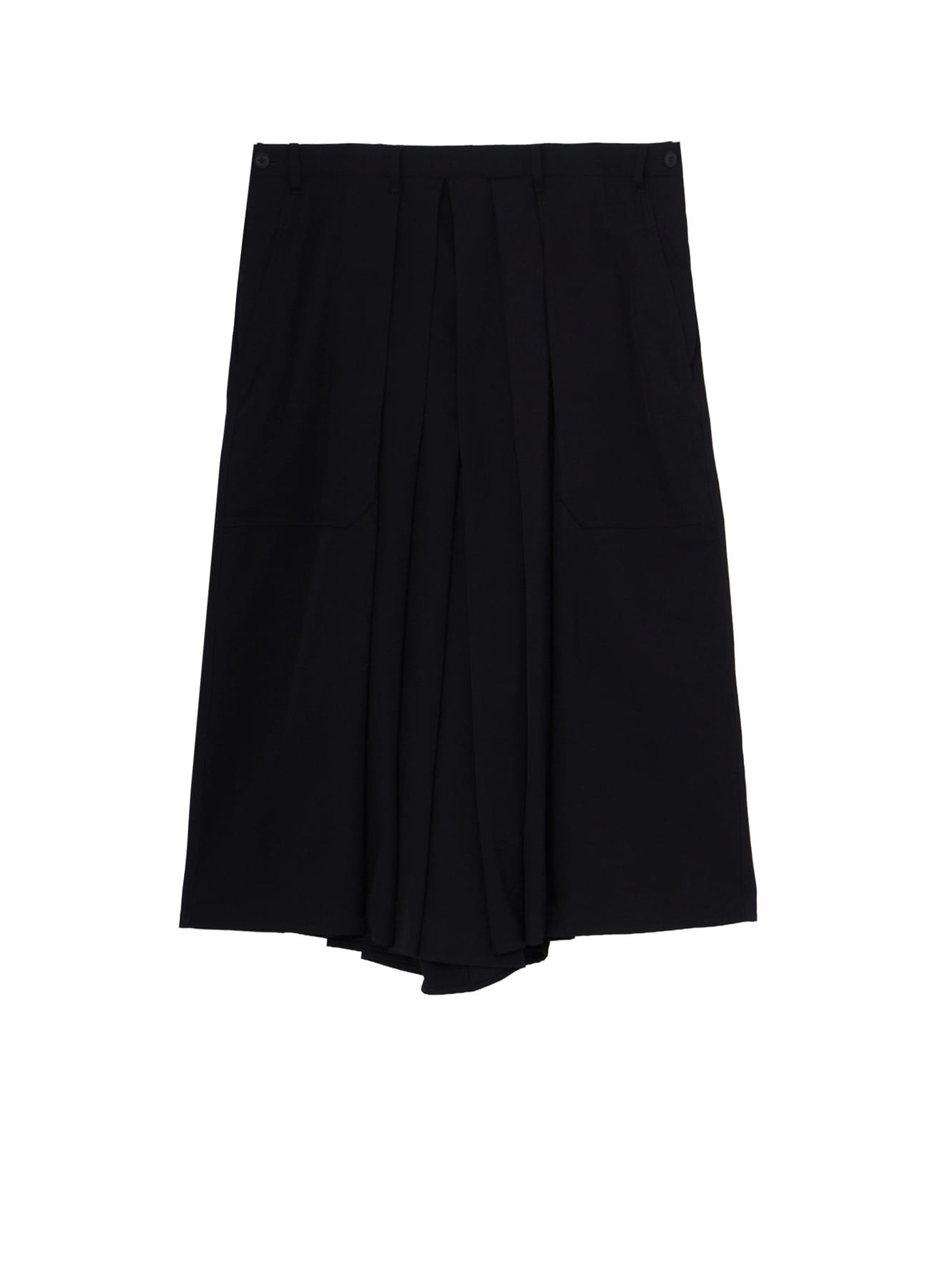 WOOL GABARDINE HAKAMA PANTS