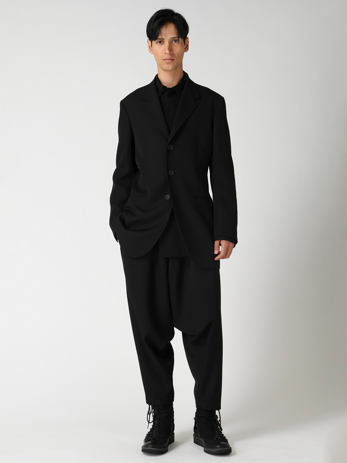ARMY GABARDINE SAROUEL PANTS