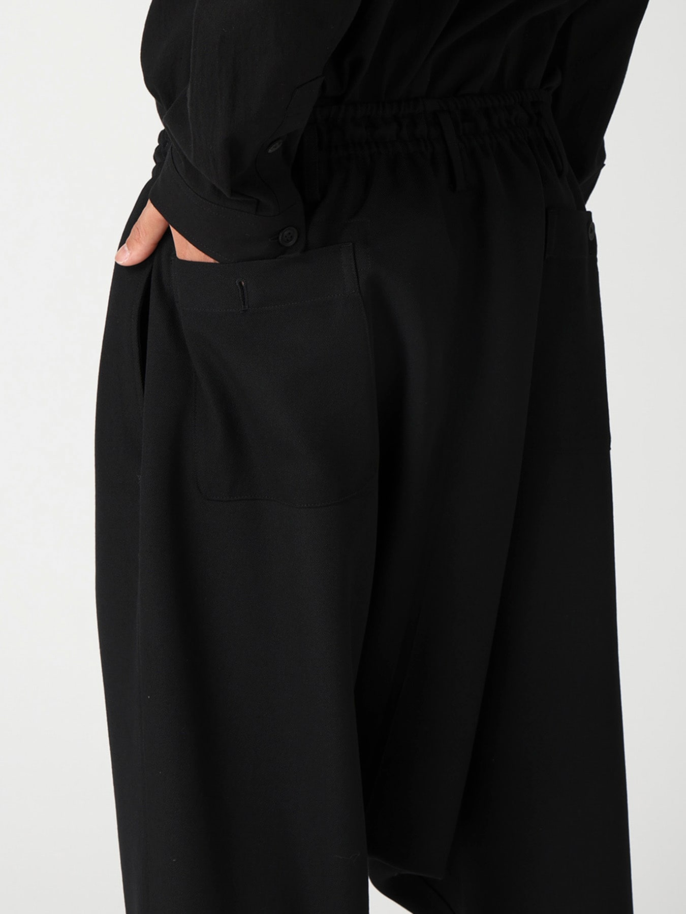ARMY GABARDINE SAROUEL PANTS