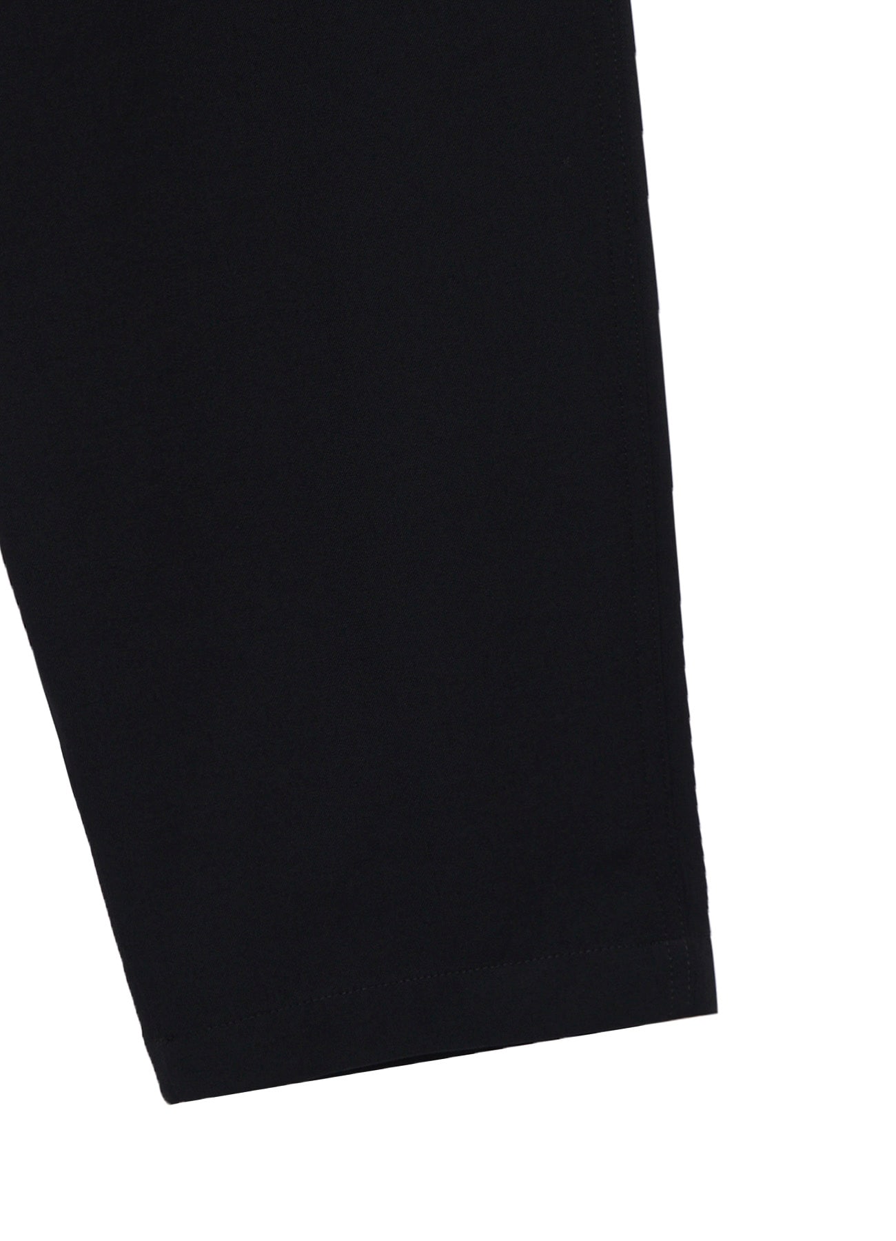 WOOL GABARDINE DOUBLE STITCH ELASTIC PANTS