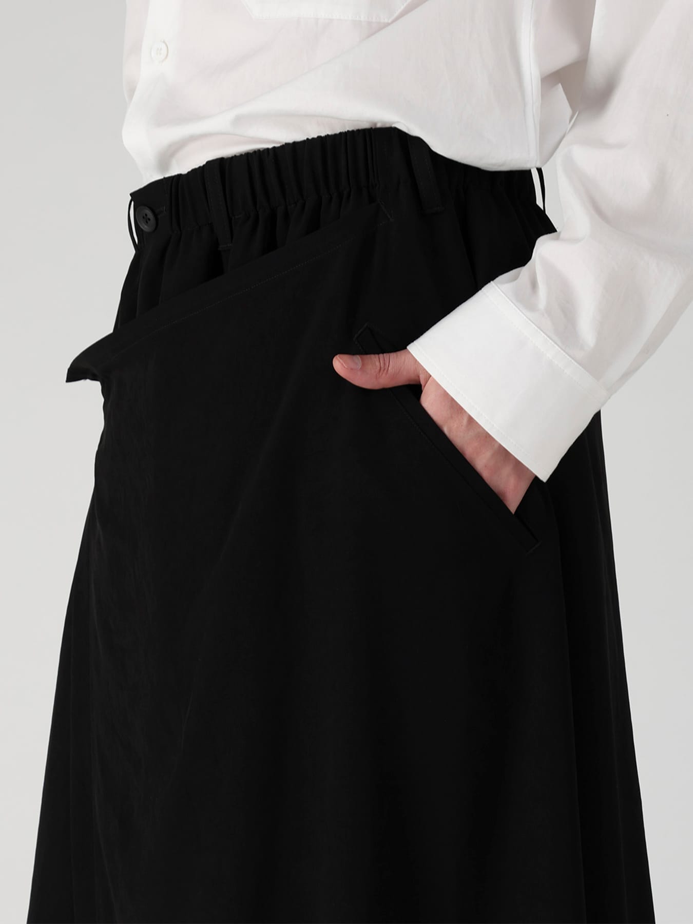 TA TUXEDO WRAP PANTS