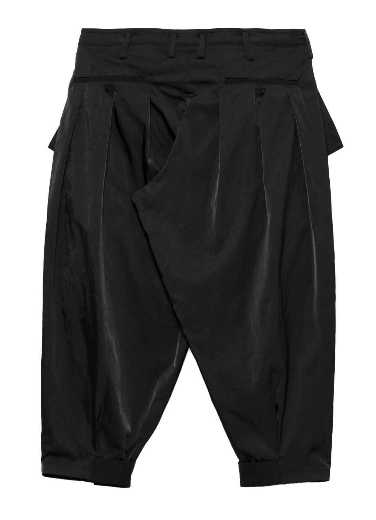 TWILL VINTAGE NY GREEN FLAP WIDE TUCK PANTS
