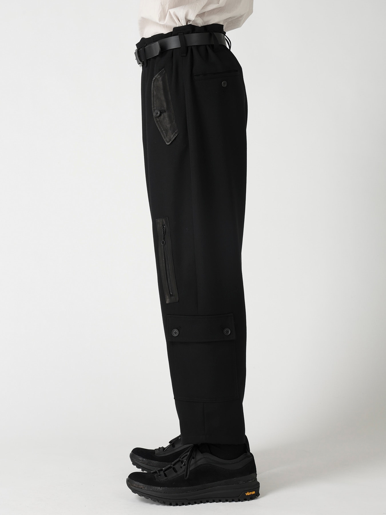 ARMY GABARDINE ZIP MILITARY PANTS