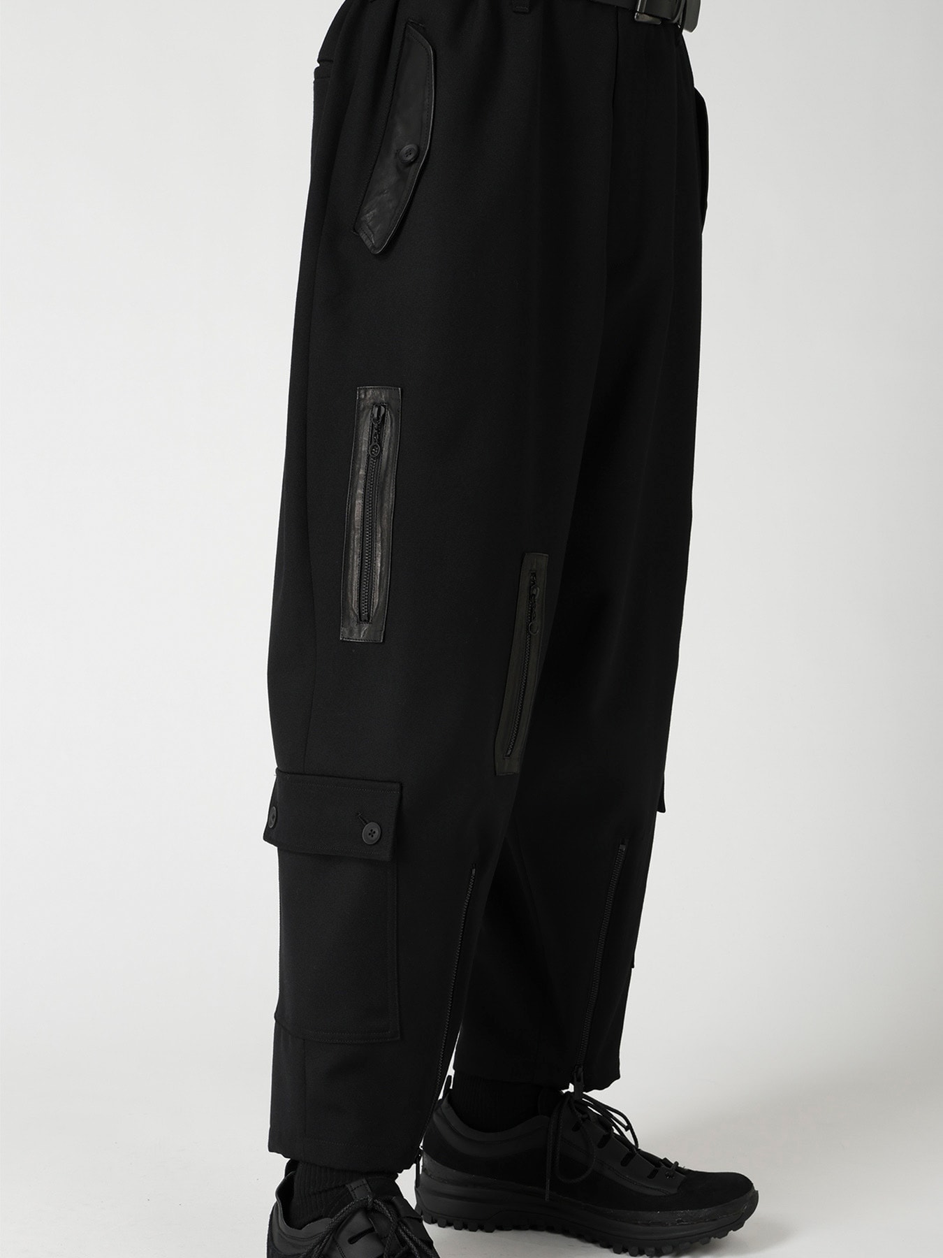 ARMY GABARDINE ZIP MILITARY PANTS