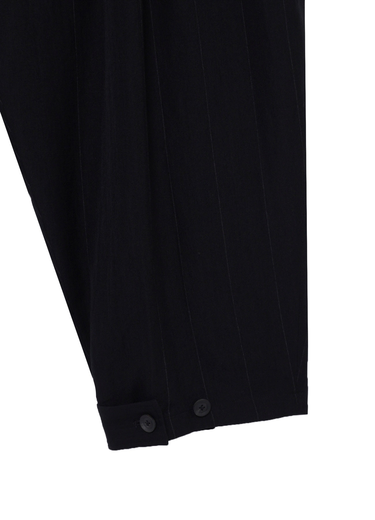 RANDOM STRIPE HEM TAB WIDE TUCK PANTS