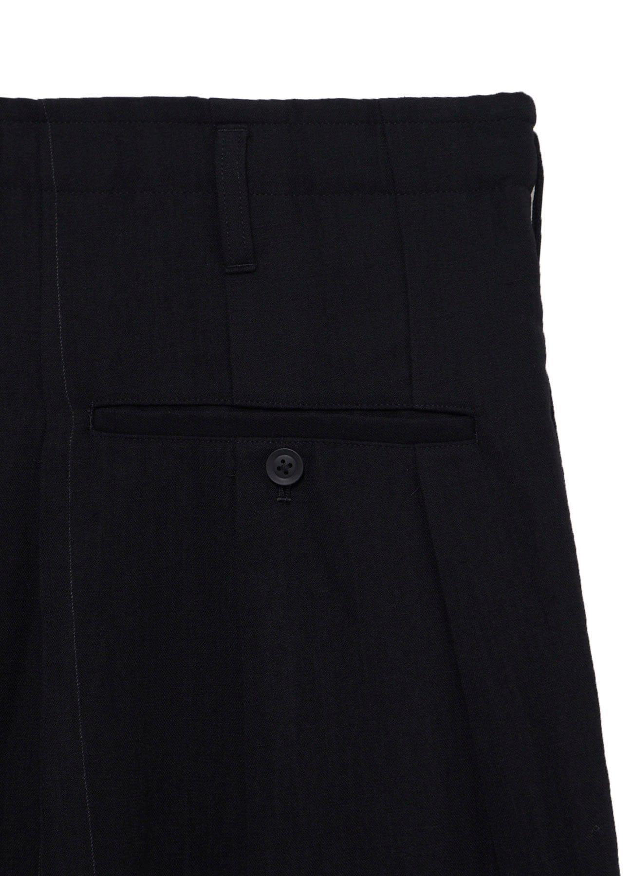 RANDOM STRIPE HEM TAB WIDE TUCK PANTS