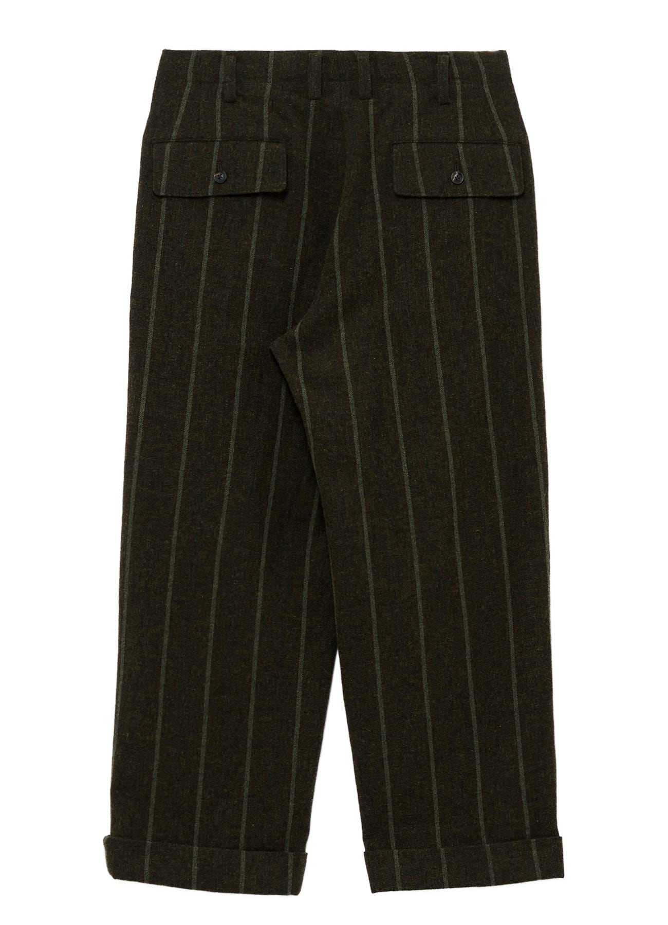 SPUN COLOR STRIPE HEM MACKIN 2 TUCKS PANTS