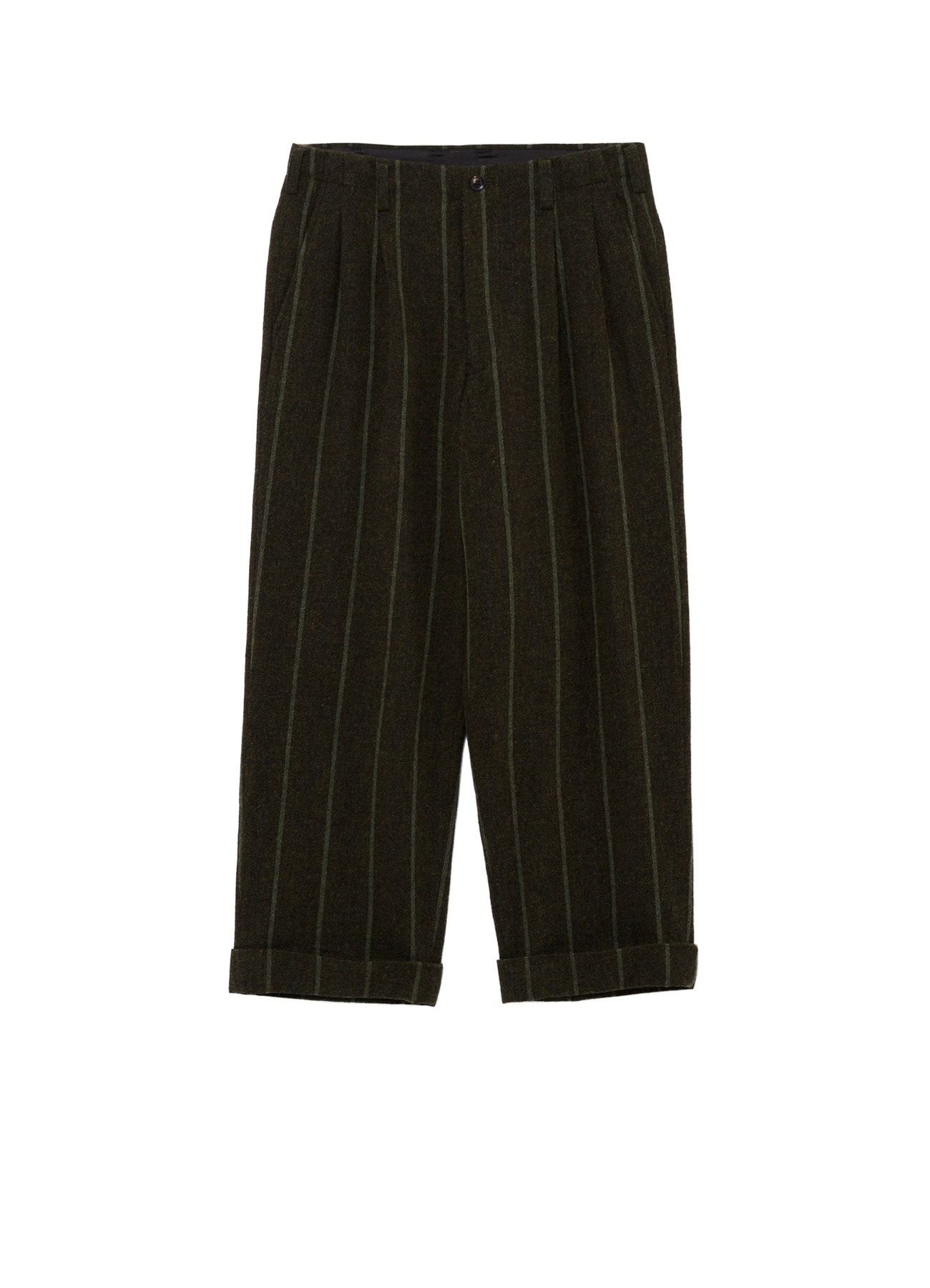 SPUN COLOR STRIPE HEM MACKIN 2 TUCKS PANTS