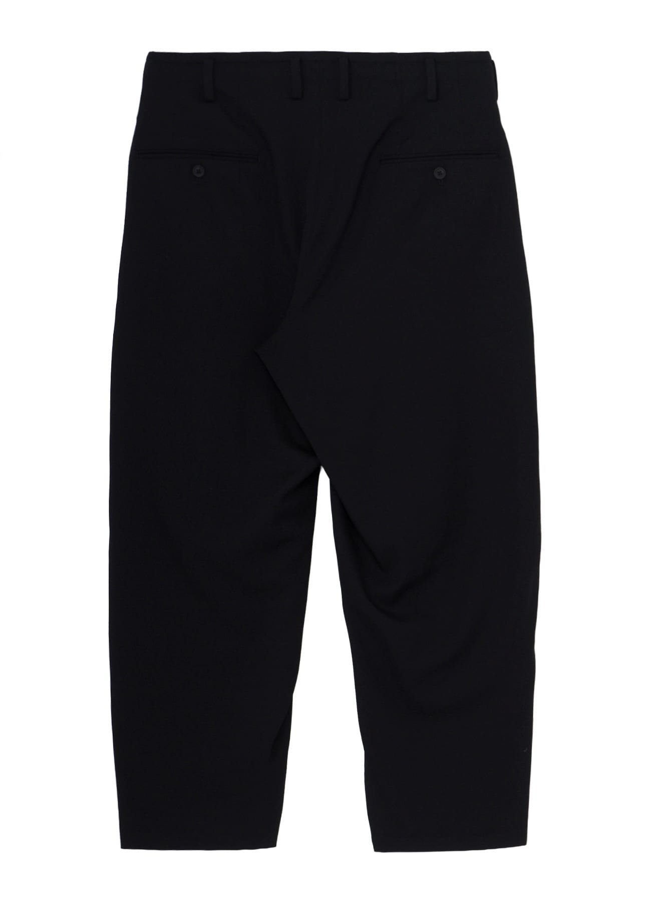 WOOL GABARDINE 2TUCKS SLIM PANTS