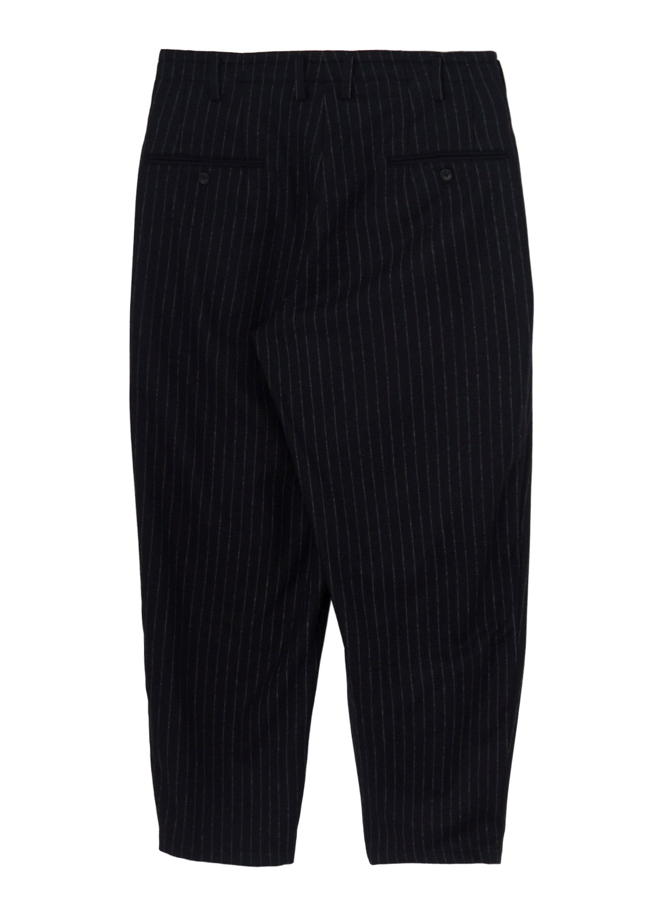 TOP STRIPE FLANNEL 2TUCKS SLIM PANTS