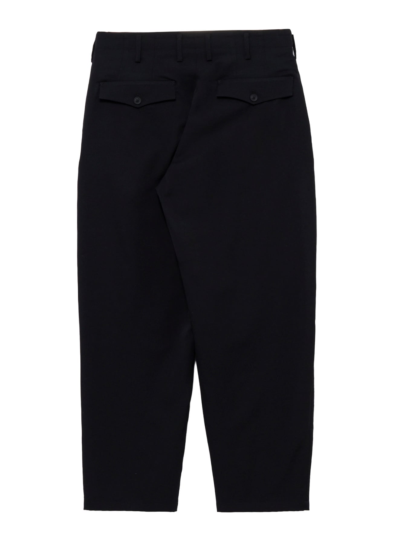 WOOL GABARDINE 2TUCKS SUIT PANTS
