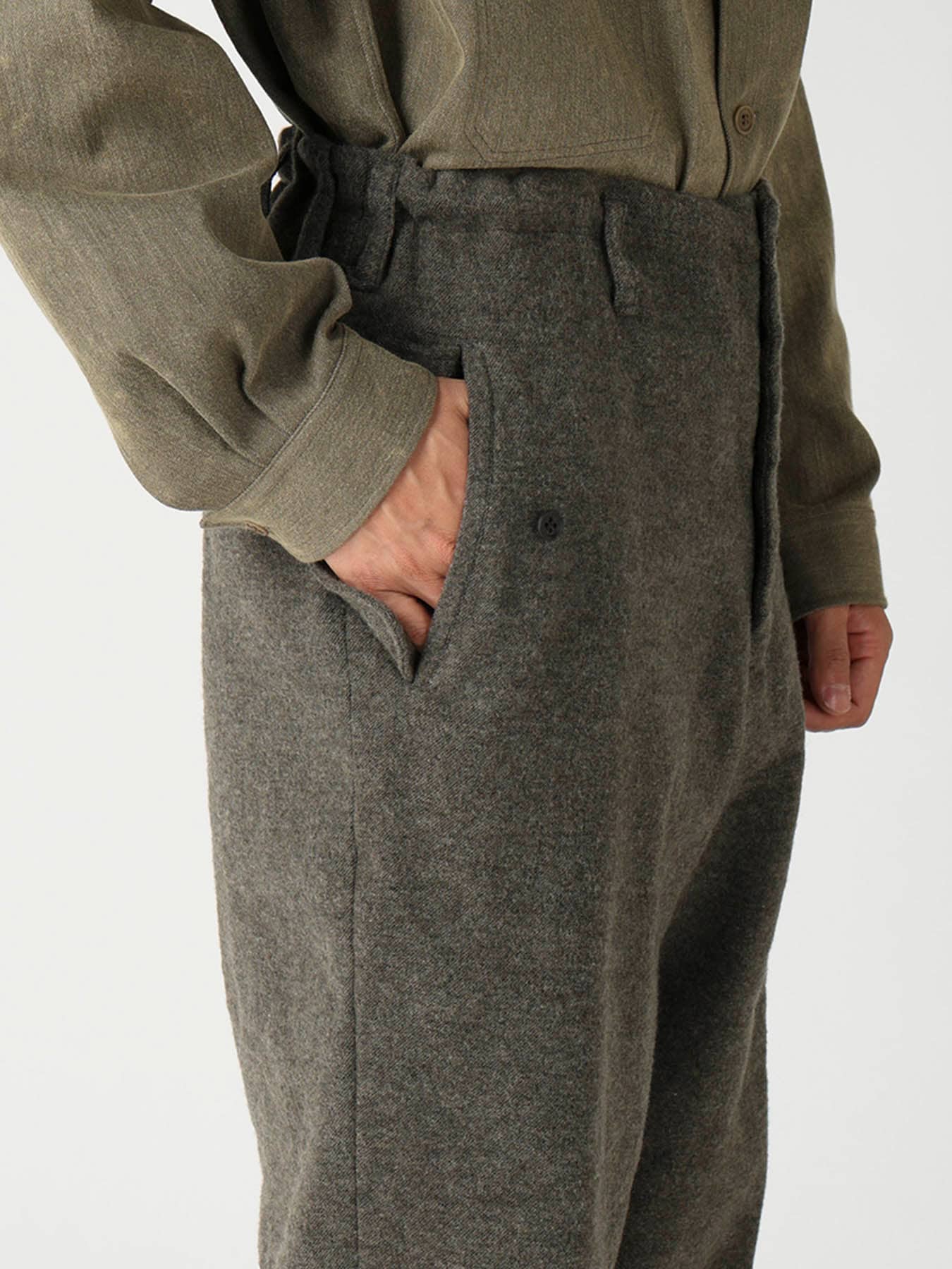 ARMY BLANKET FLAP POCKET PANTS