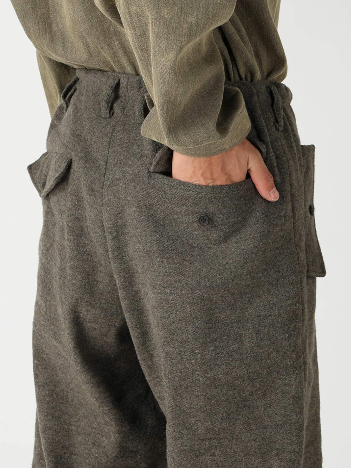 ARMY BLANKET FLAP POCKET PANTS
