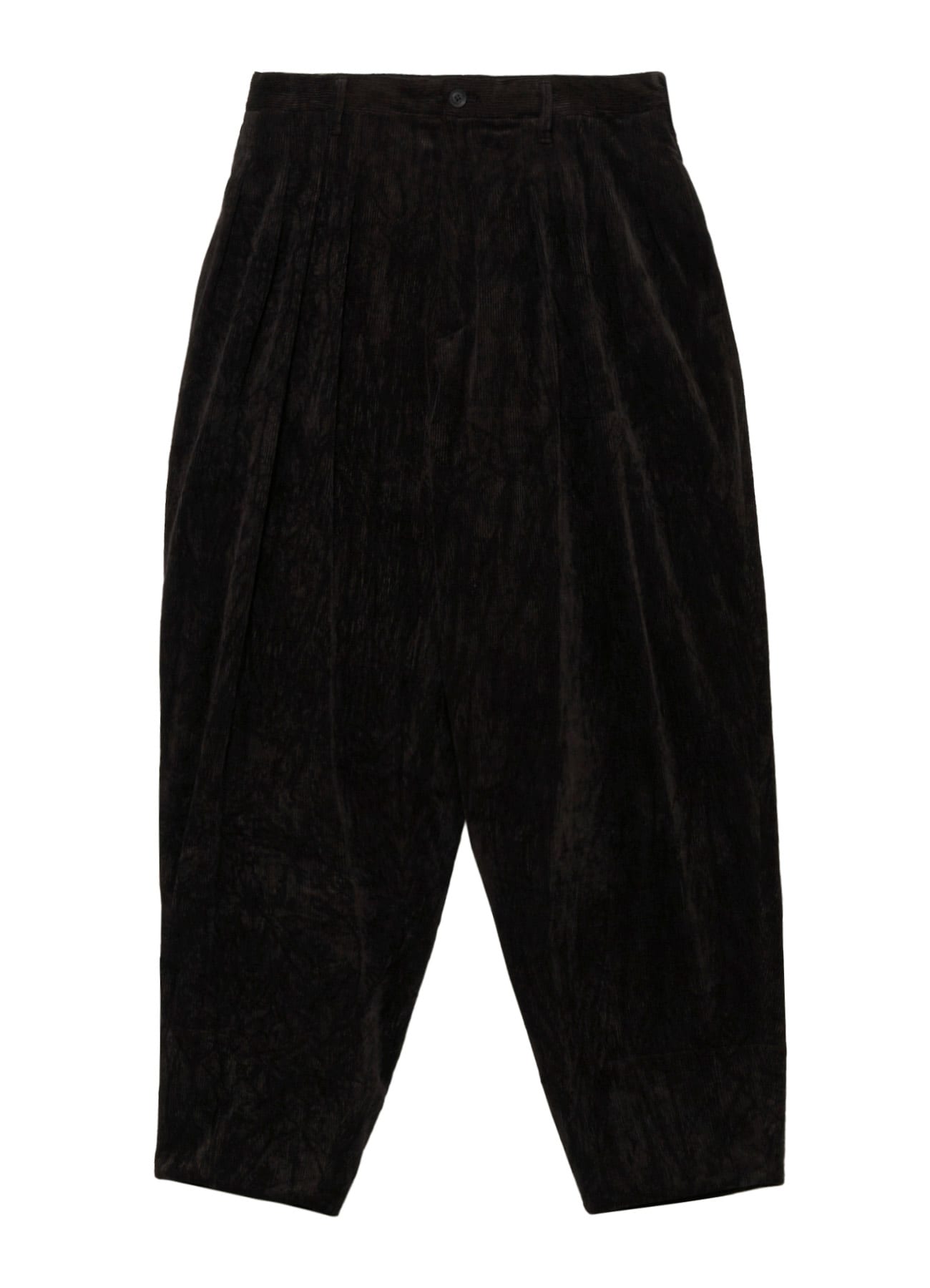 C/RY CORDUROY PIGMENT WASH STACKED HEM PANTS