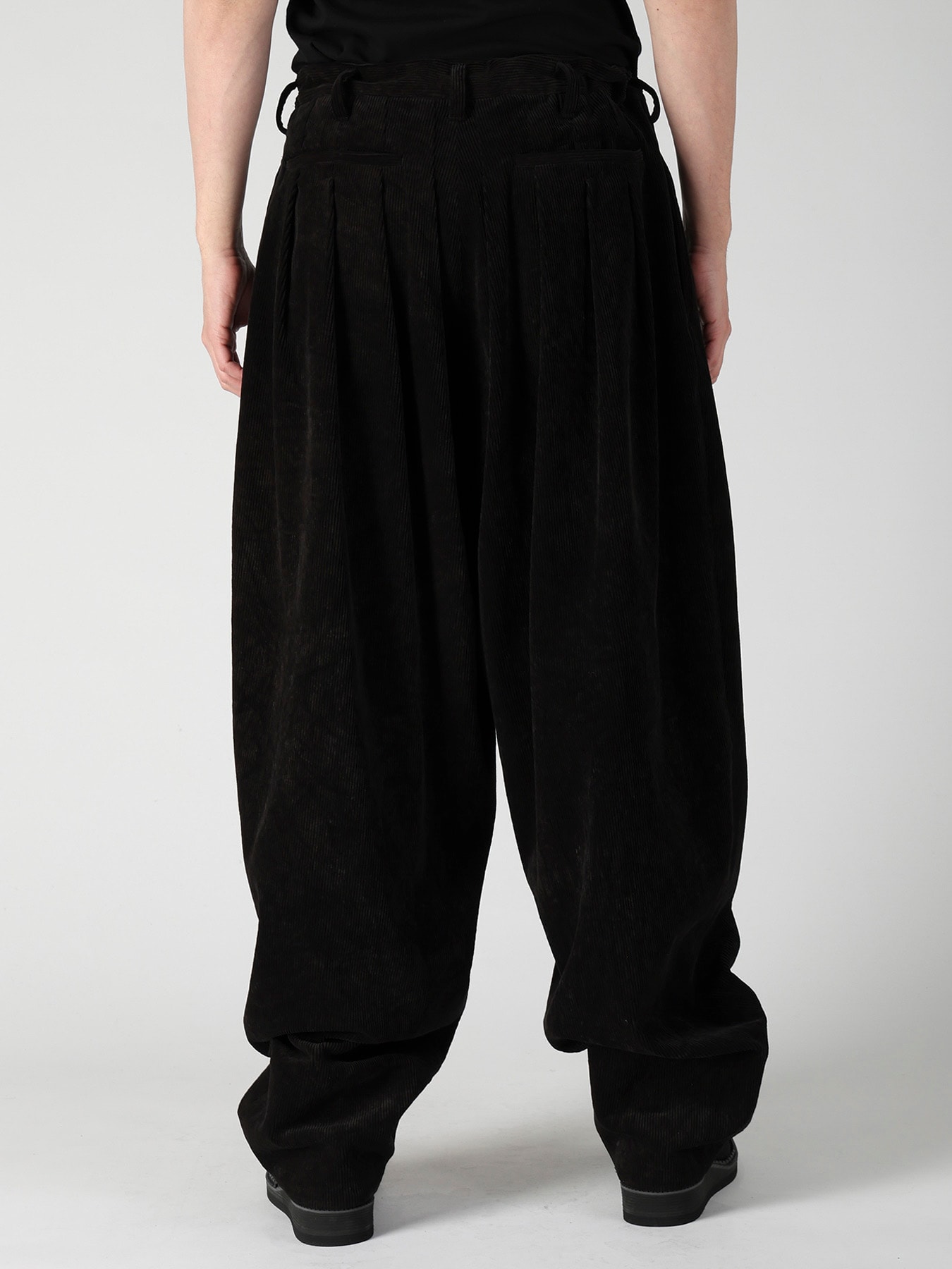 C/RY CORDUROY PIGMENT WASH STACKED HEM PANTS