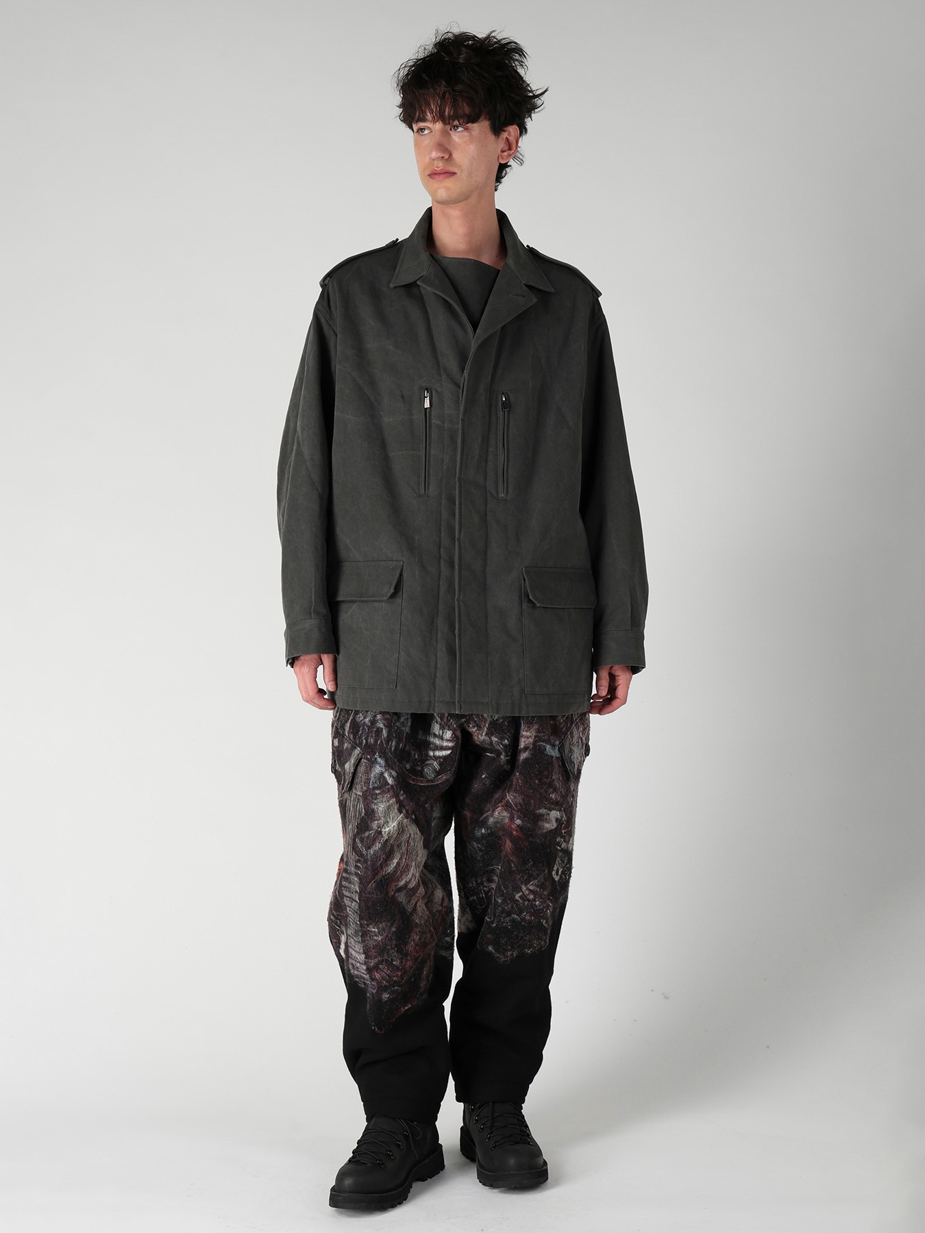 VIYELLA W SCREW HEM BELT PT CARGO PANTS