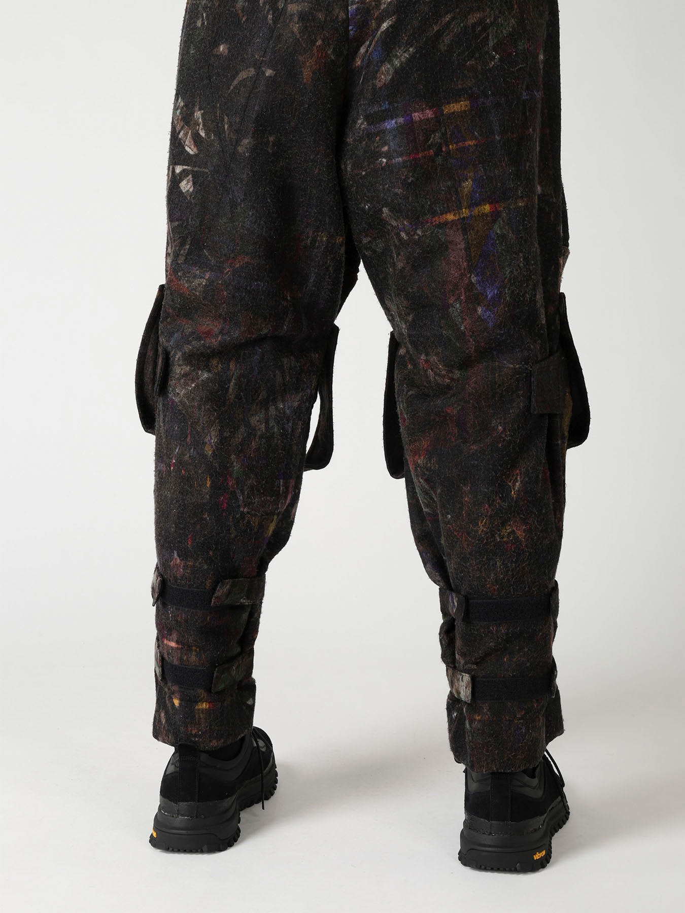 VIYELLA W PLAID PRINT KNEE WORK PANTS