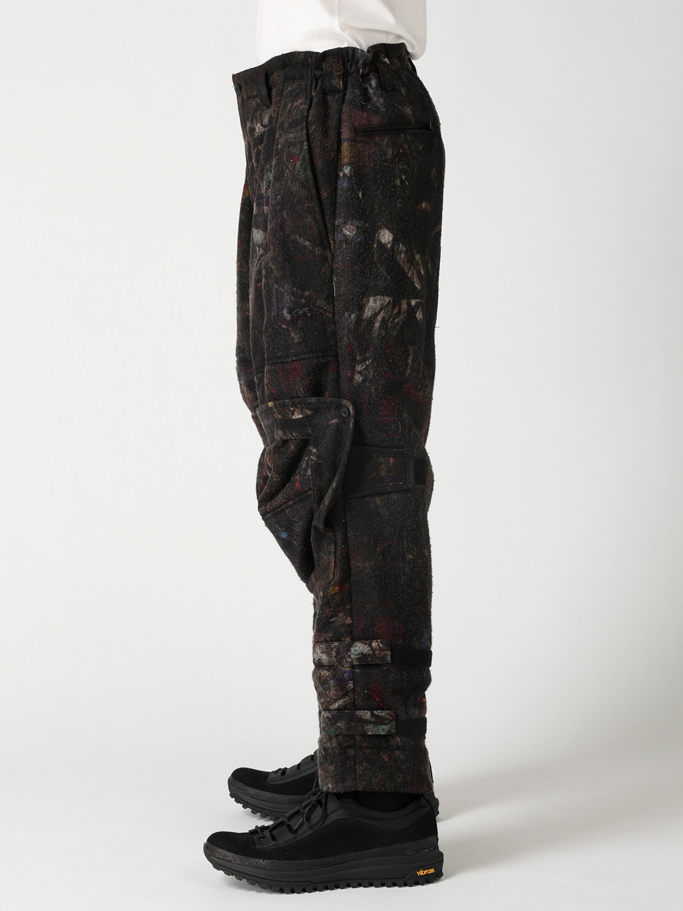 VIYELLA W PLAID PRINT KNEE WORK PANTS