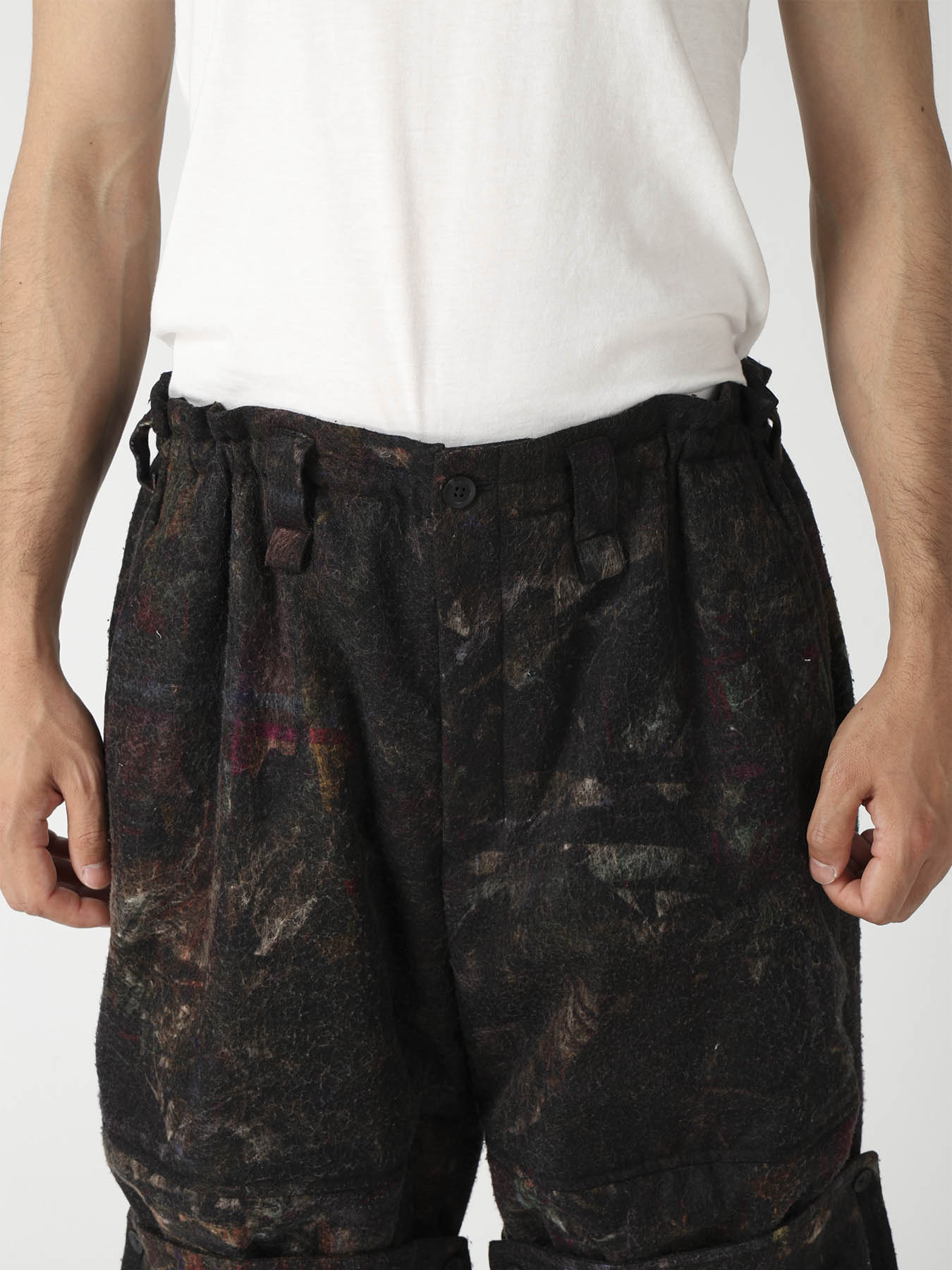 VIYELLA W PLAID PRINT KNEE WORK PANTS