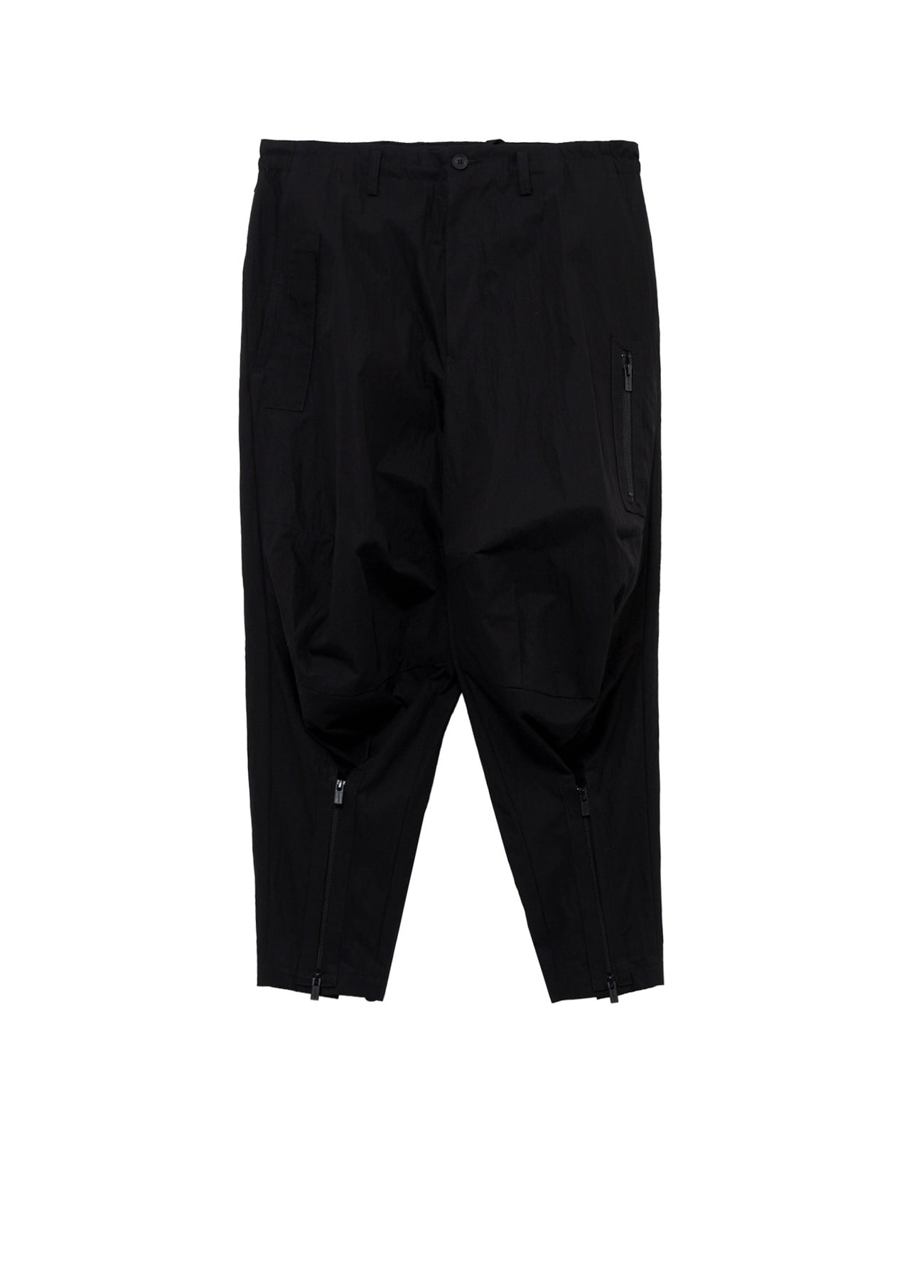 TWILL VINTAGE NY GREEN FLAP WIDE TUCK PANTS(S Green): Yohji