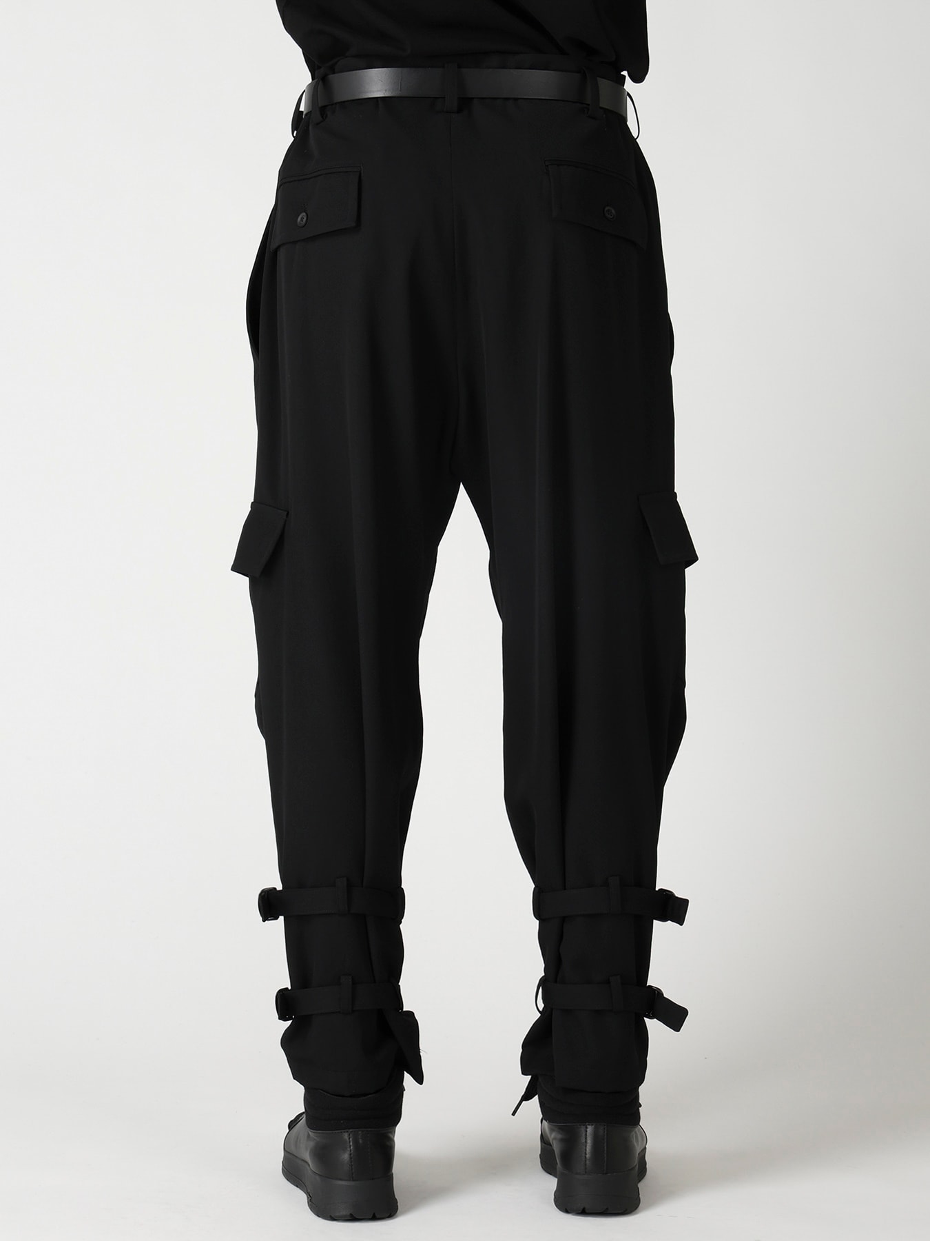 WOOL GABARDINE KNEE PANEL WORK PANTS
