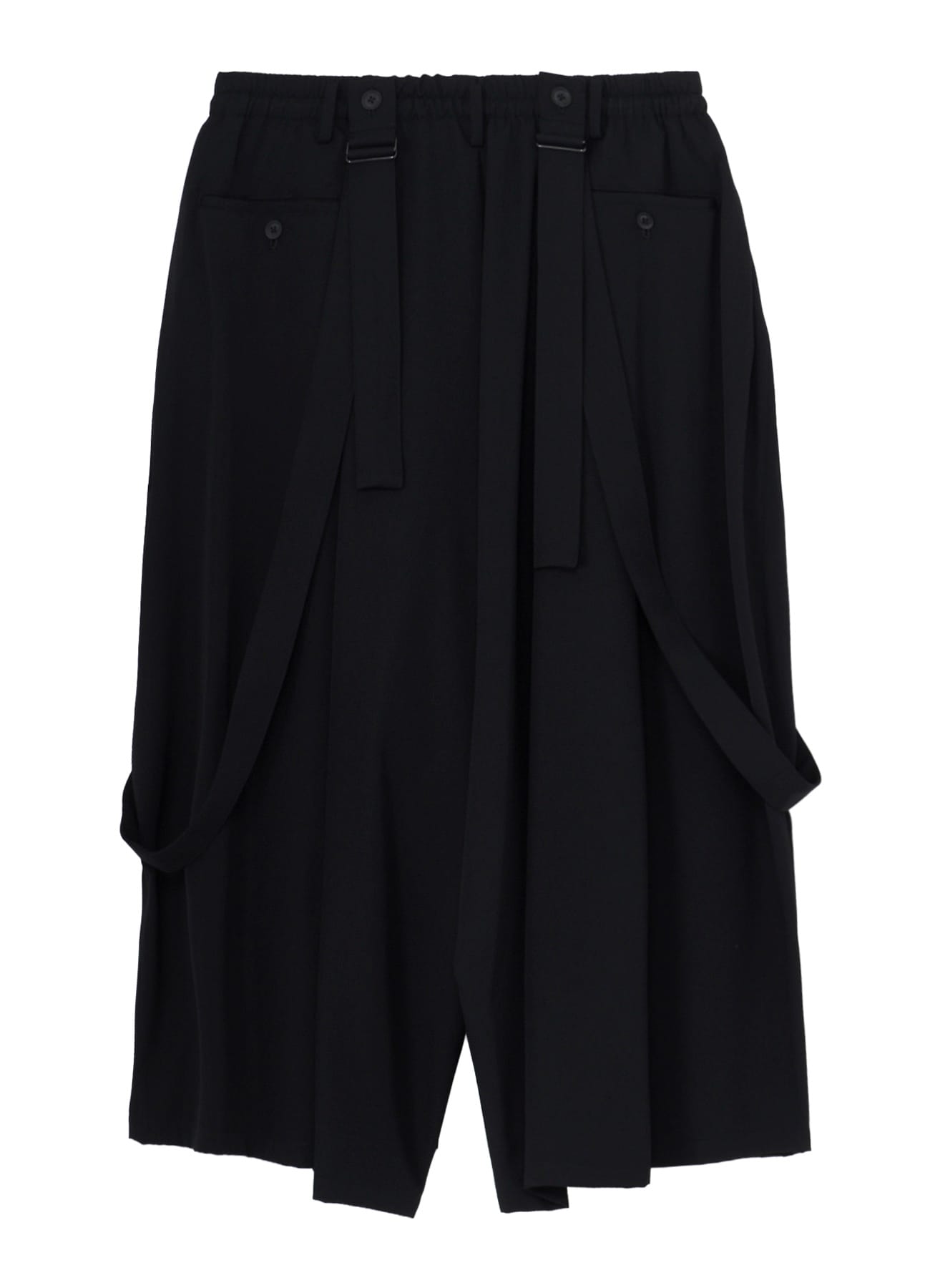 WOOL GABARDINE TWIST PANTS