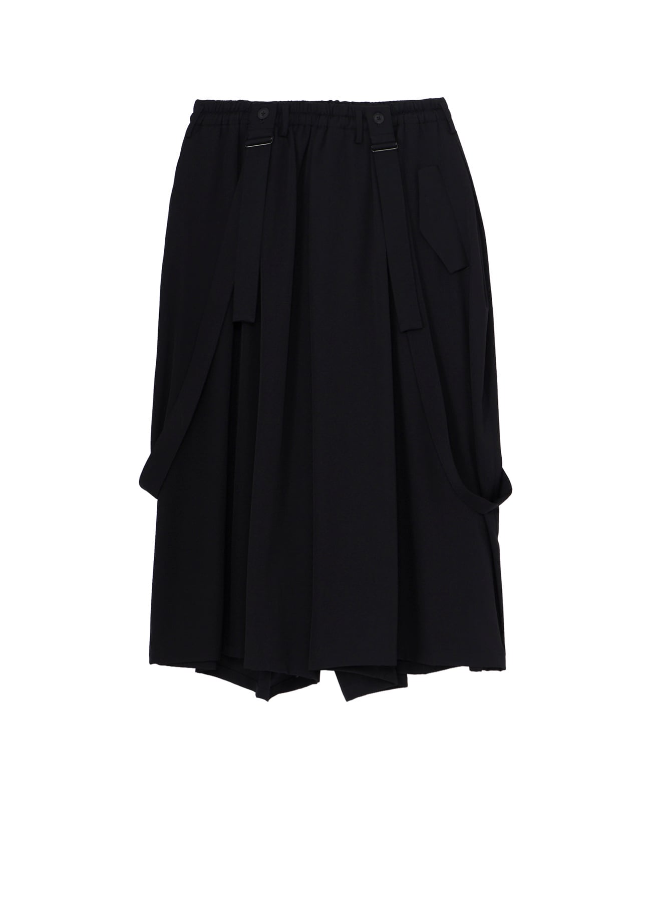 WOOL GABARDINE TWIST PANTS