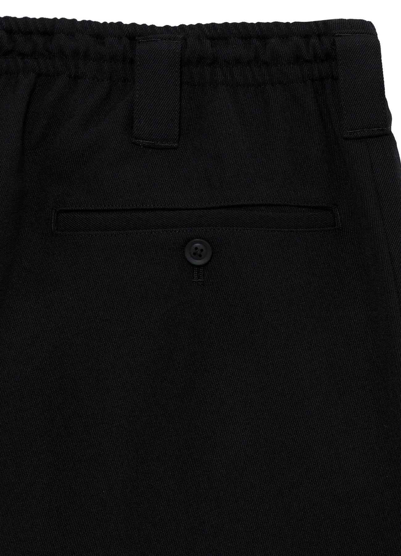 ARMY GABARDINE BALL ZIPPER PANTS