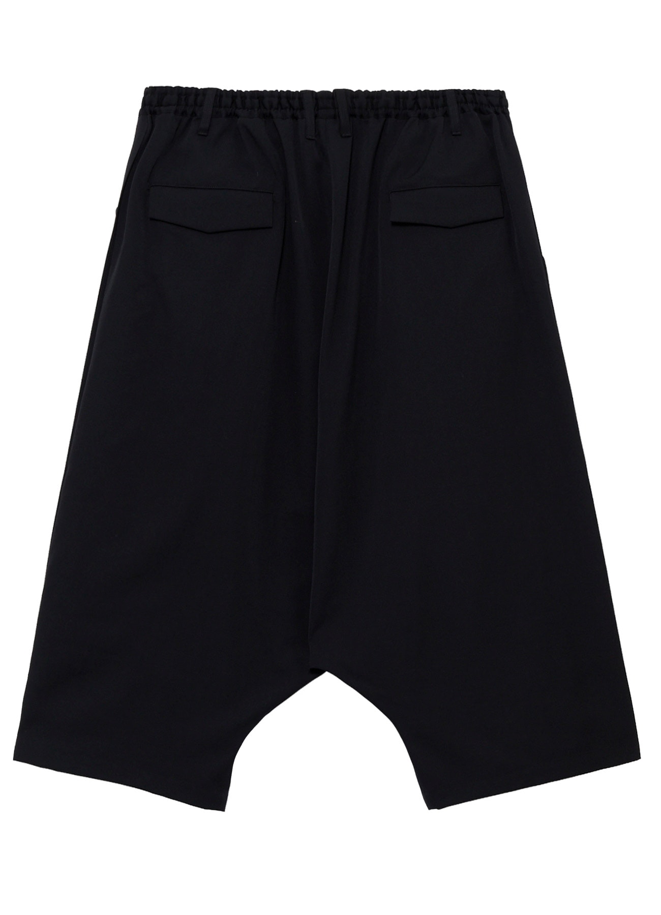 WOOL GABARDINE BIG SAROUEL PANTS