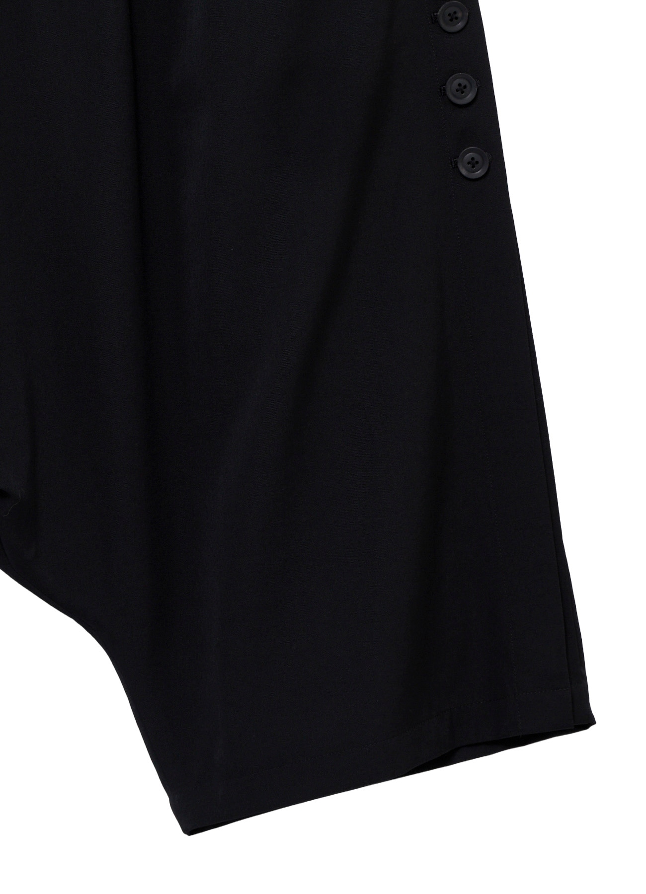 WOOL GABARDINE BIG SAROUEL PANTS