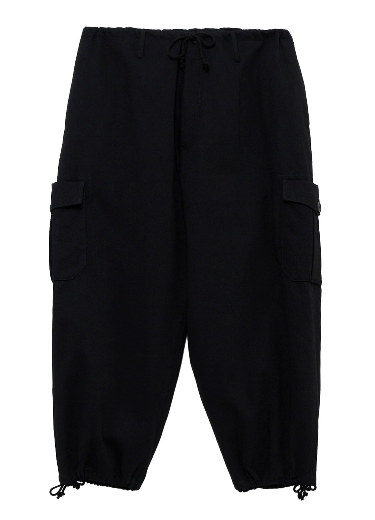 11OZ BLACK DENIM OUT POCKET PANTS(S Black): Yohji Yamamoto POUR