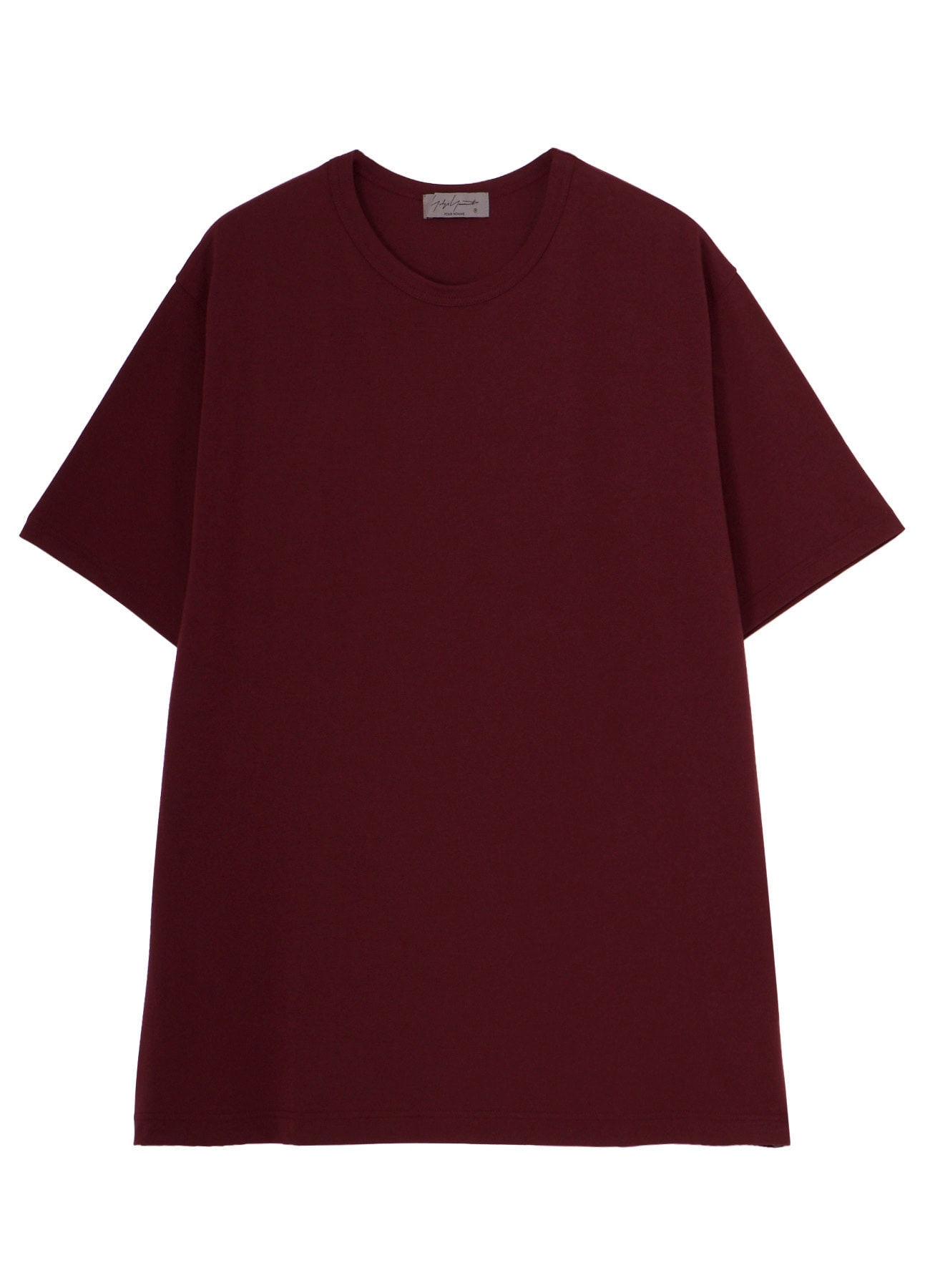 ワイズ　YY-T05-671　カットソー SOFT SINGLE JERSEY ROUND NECK SS TEE(M Bordeaux): Yohji Yamamoto