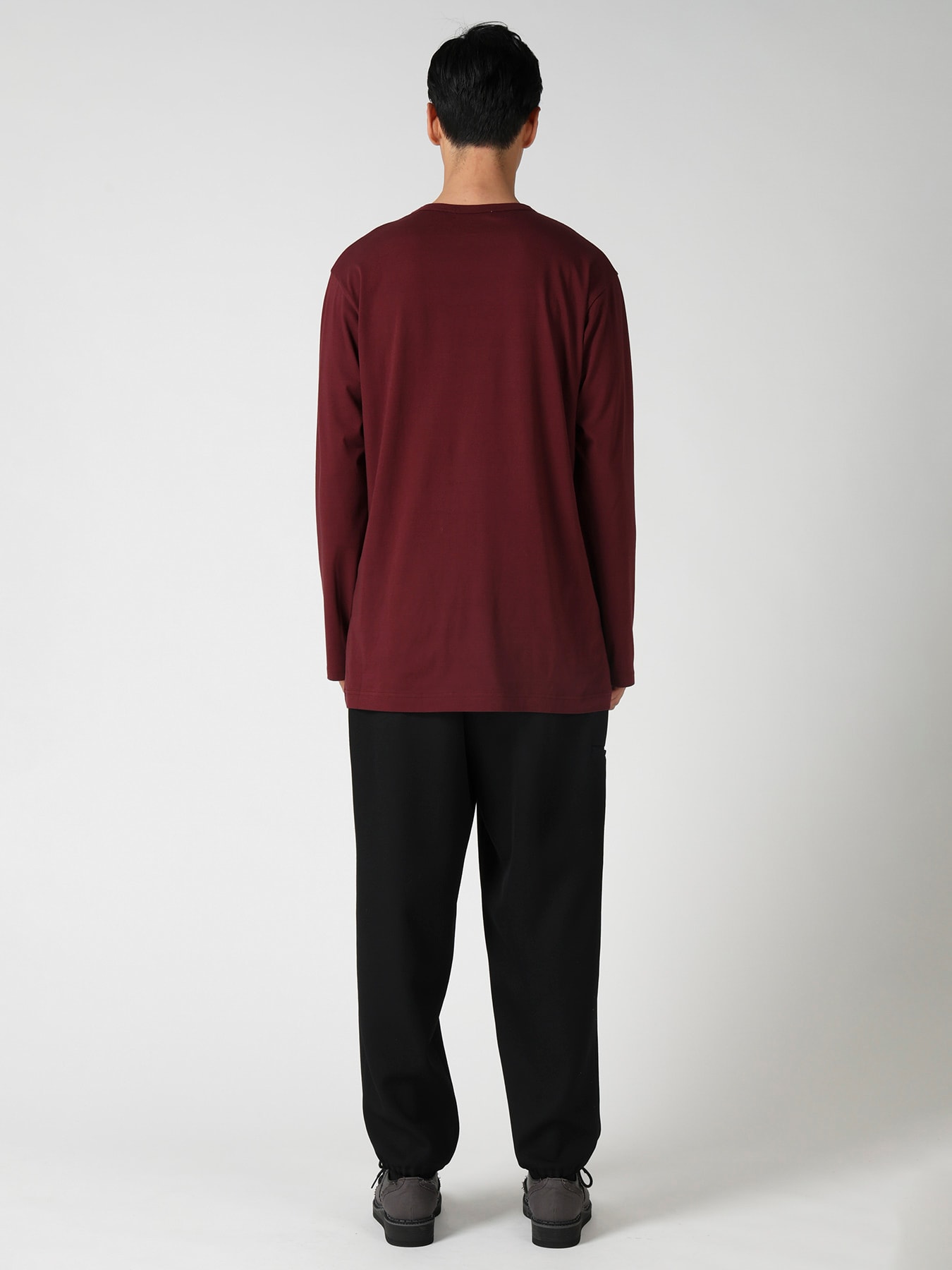 SOFT SINGLE JERSEY ROUND NECK LS TEE