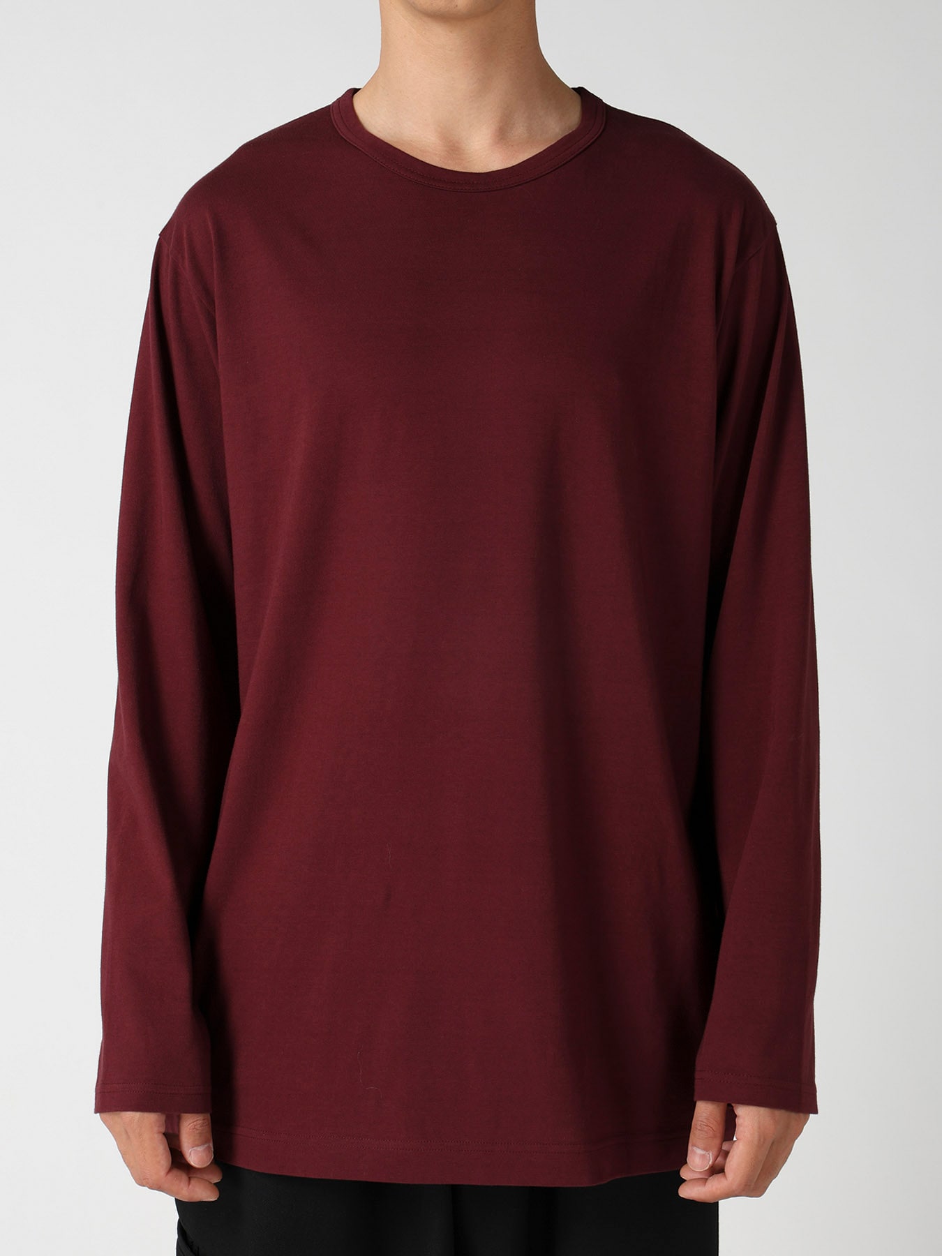 SOFT SINGLE JERSEY ROUND NECK LS TEE