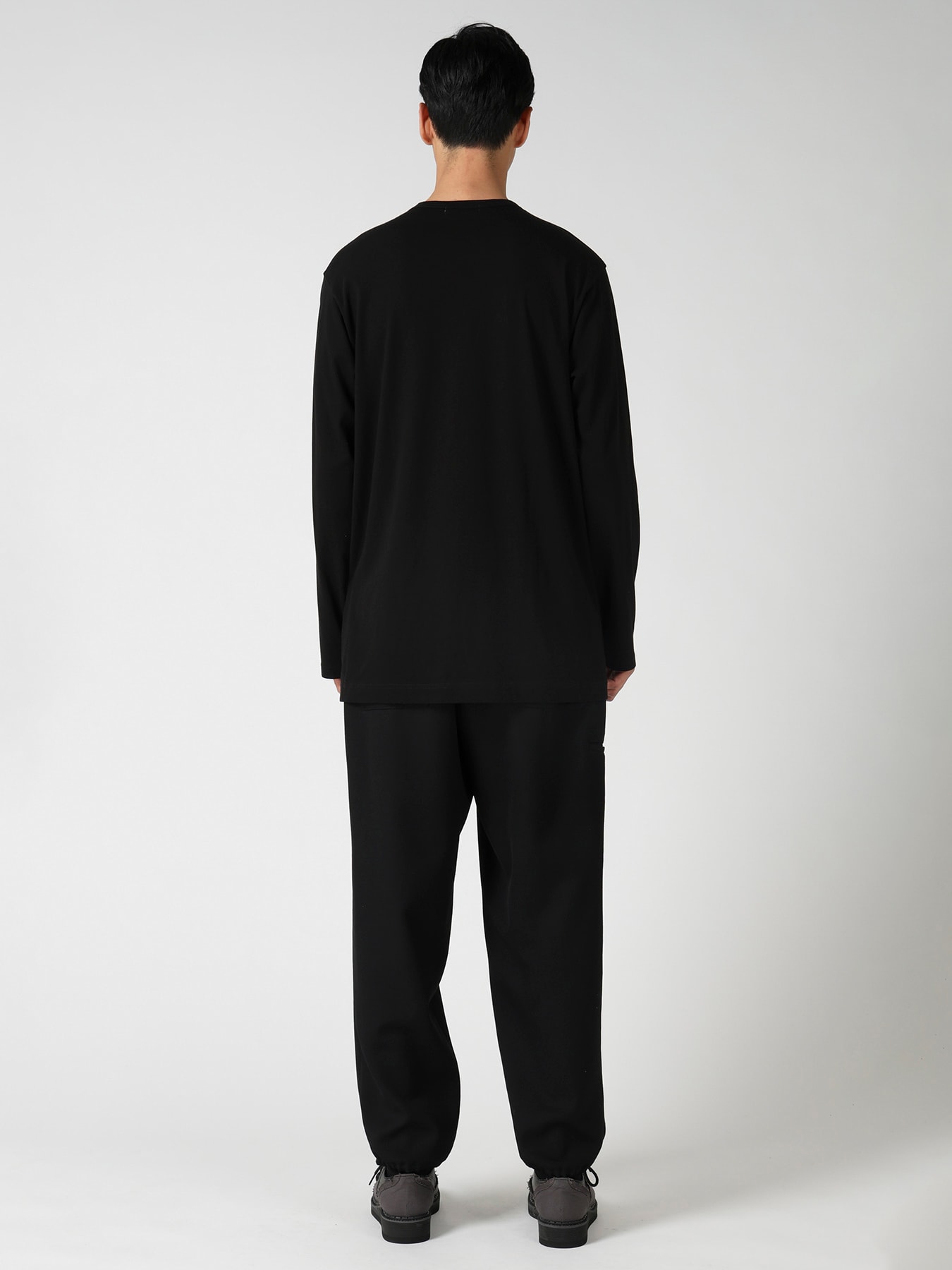 SOFT SINGLE JERSEY ROUND NECK LS TEE