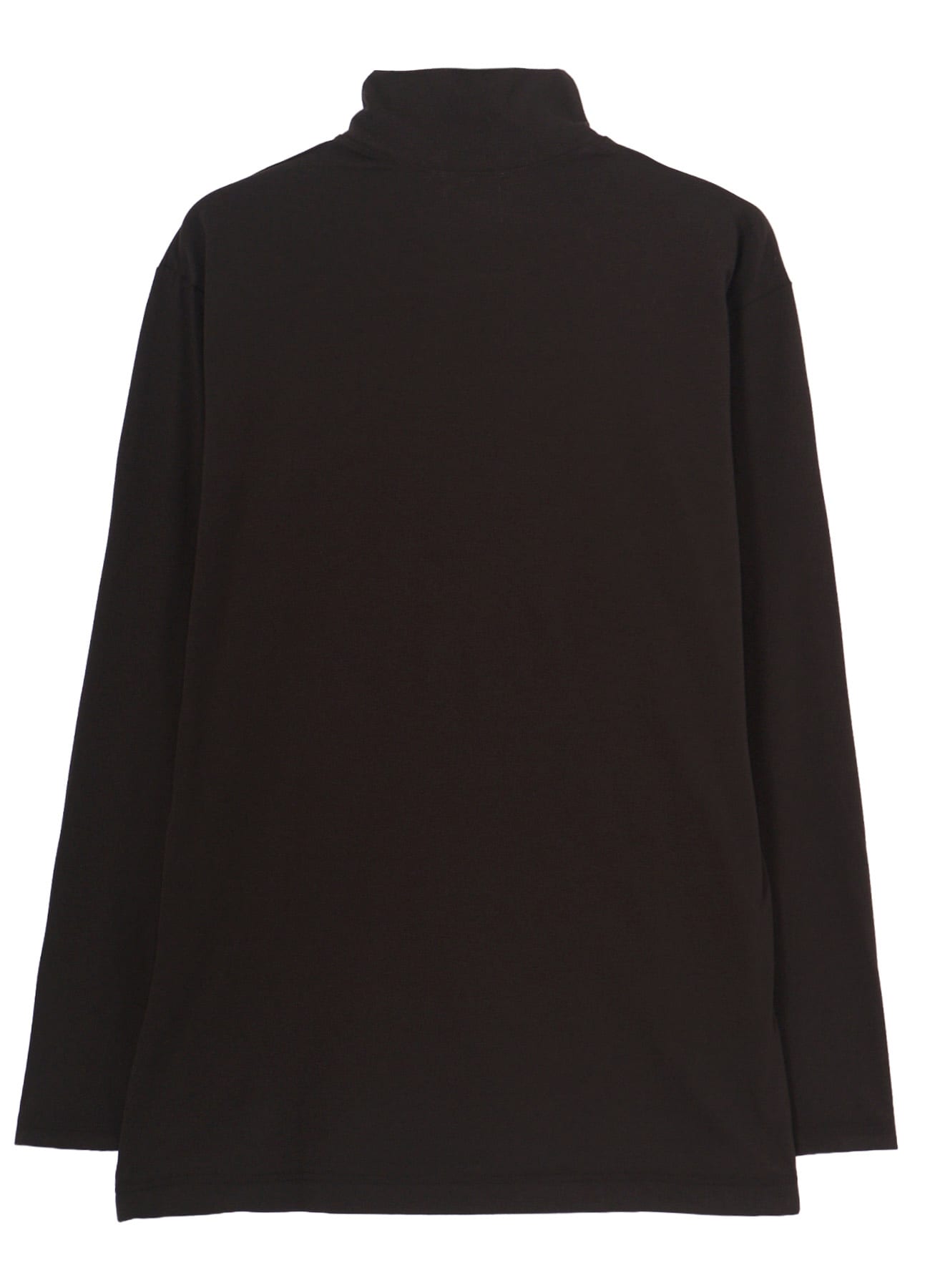 SOFT SINGLE JERSEY HIGH NECK LONG SLV TEE