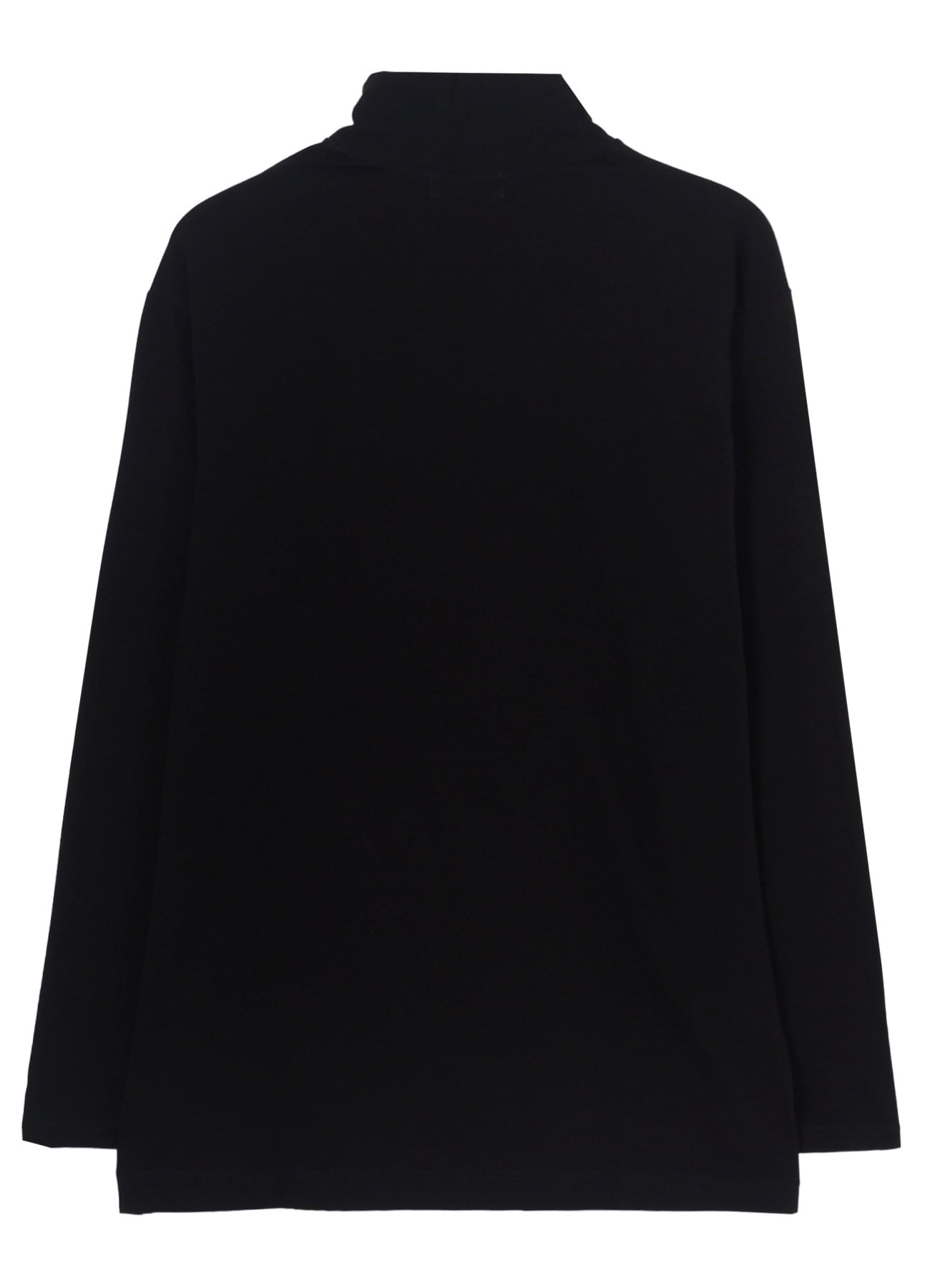 SOFT SINGLE JERSEY HIGH NECK LONG SLV TEE