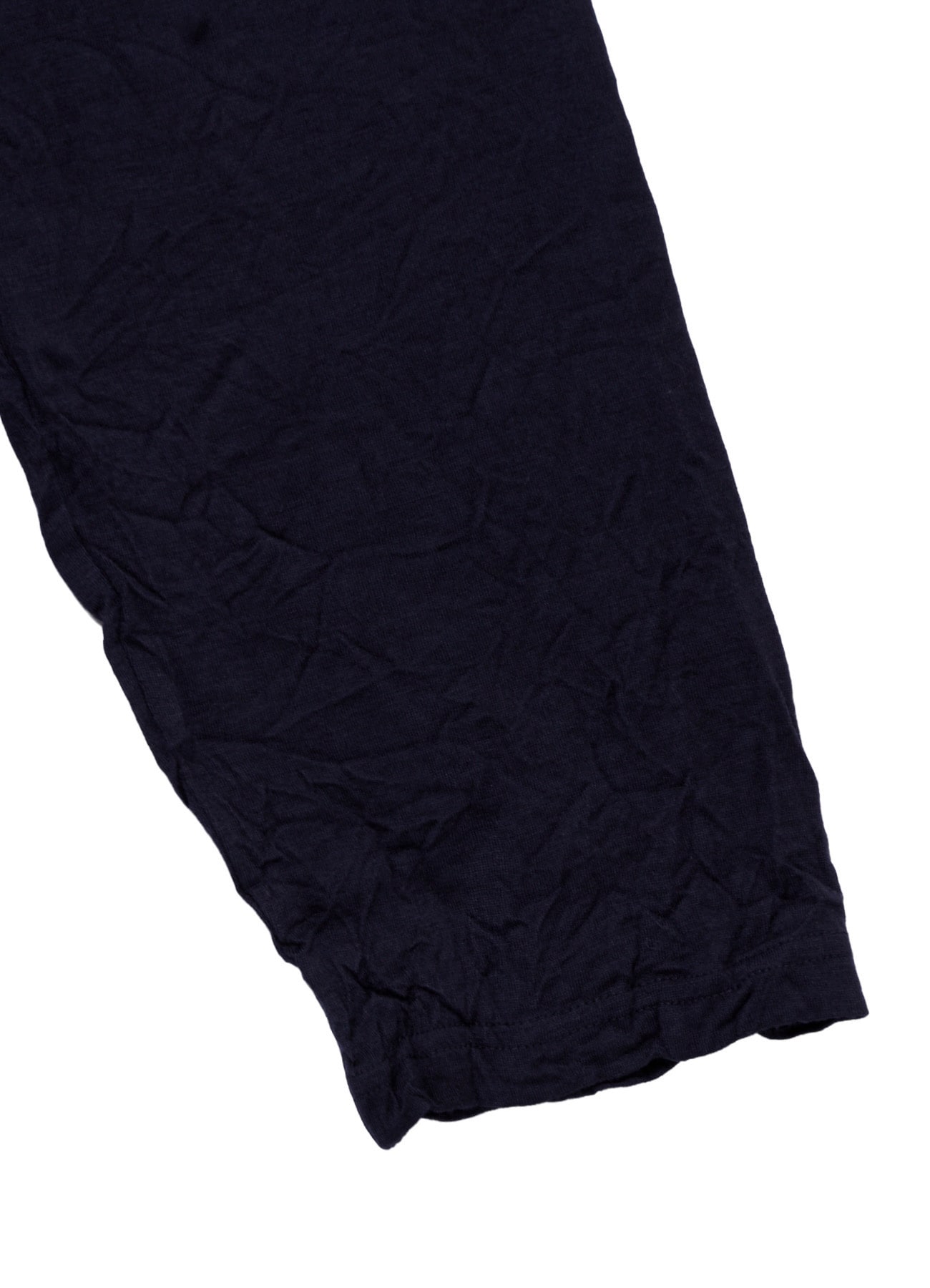 100S WOOL SINGLE JERSEY ROUND NECK LONG SLV T