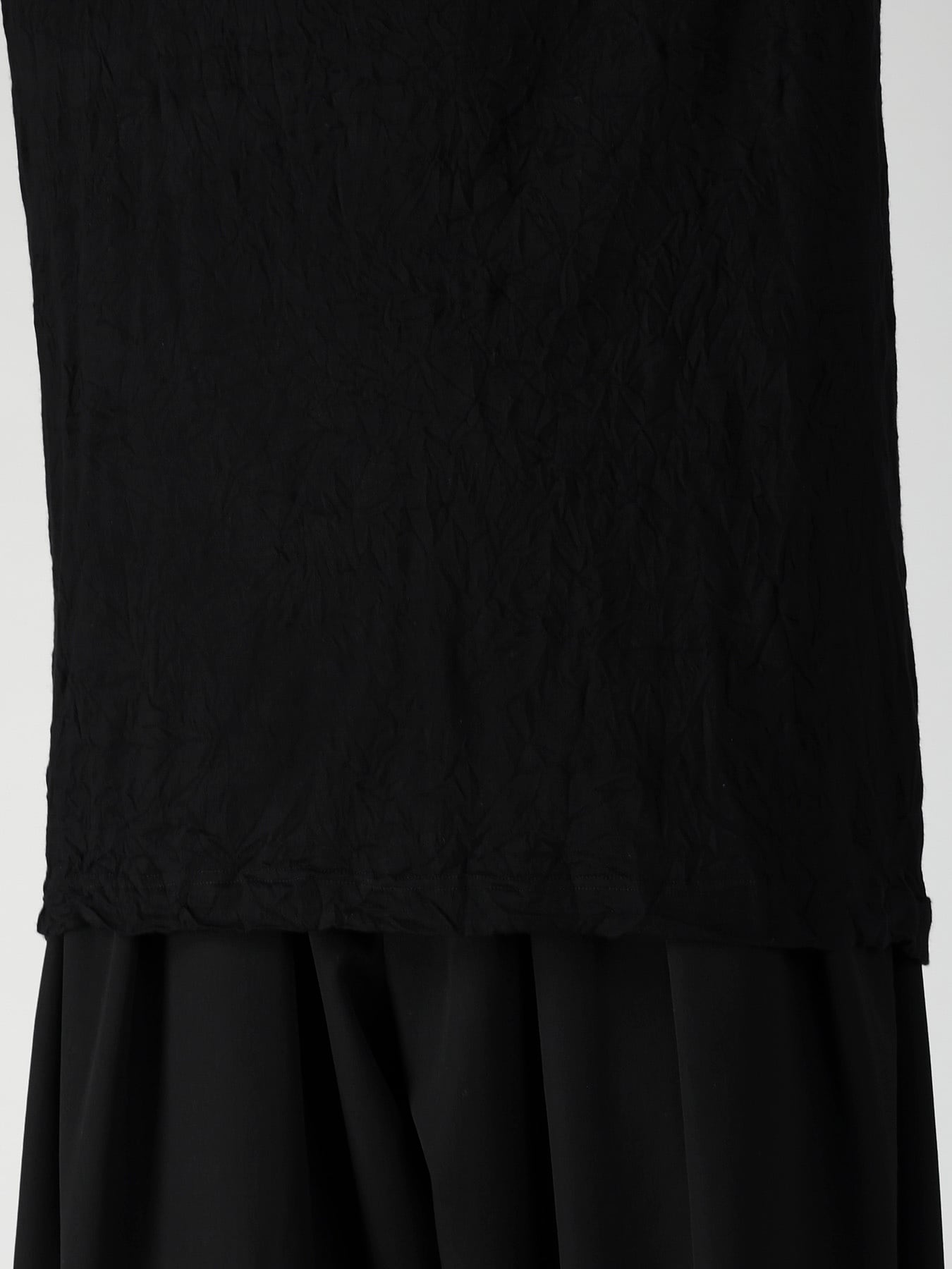 100S WOOL SINGLE JERSEY ROUND NECK LONG SLV T