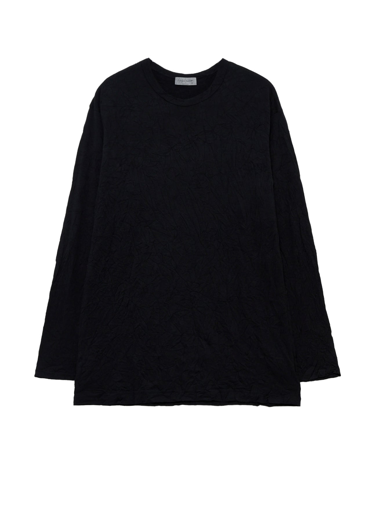 40/20 MINI FRENCH TERRY RE ASYMMETRY LONG CARDIGAN(FREE SIZE Black