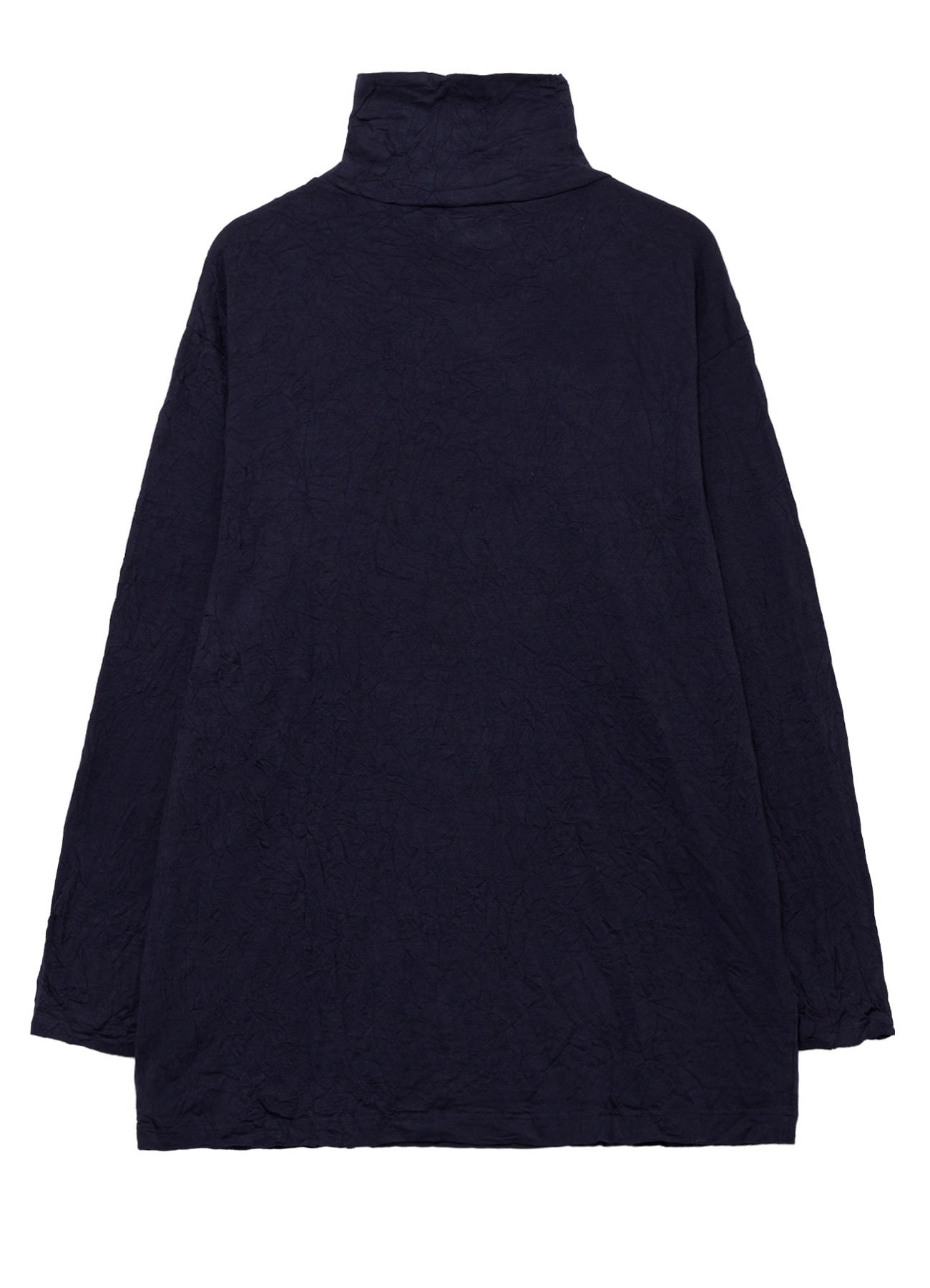 100S WOOL SINGLE JERSEY TURTLE NECK LONG SLV PO