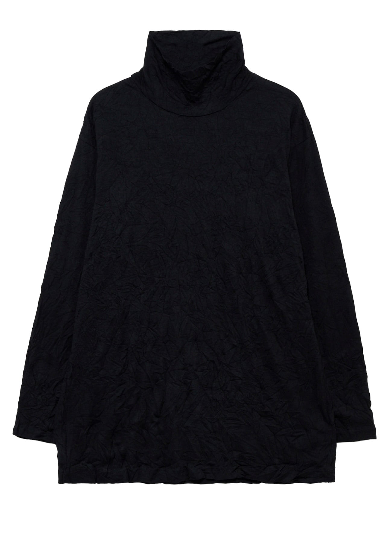 100S WOOL SINGLE JERSEY TURTLE NECK LONG SLV PO